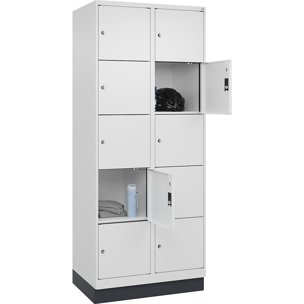 Dulap cu 5 compartimente cu încuietoare Evolo PLUS (Imagine produs 3)-2