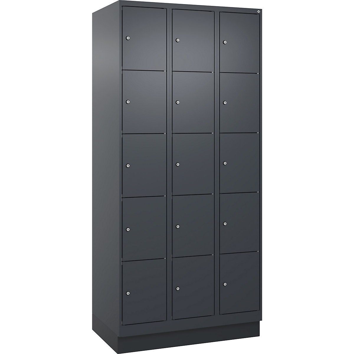 Dulap cu 5 compartimente cu încuietoare Evolo PLUS (Imagine produs 2)-1