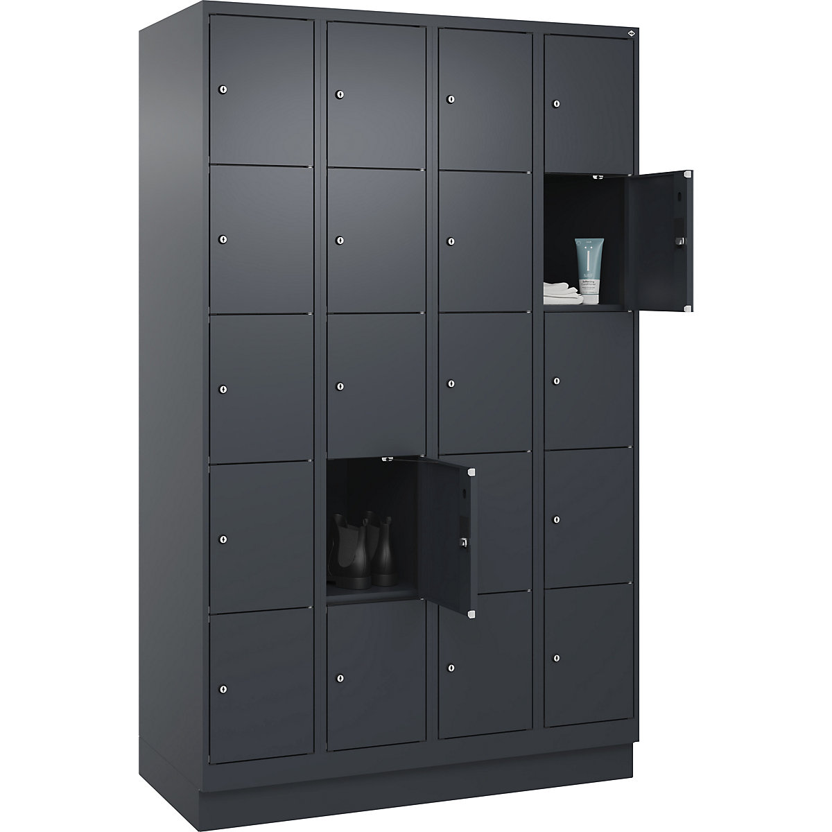 Dulap cu 5 compartimente cu încuietoare Evolo PLUS (Imagine produs 3)-2