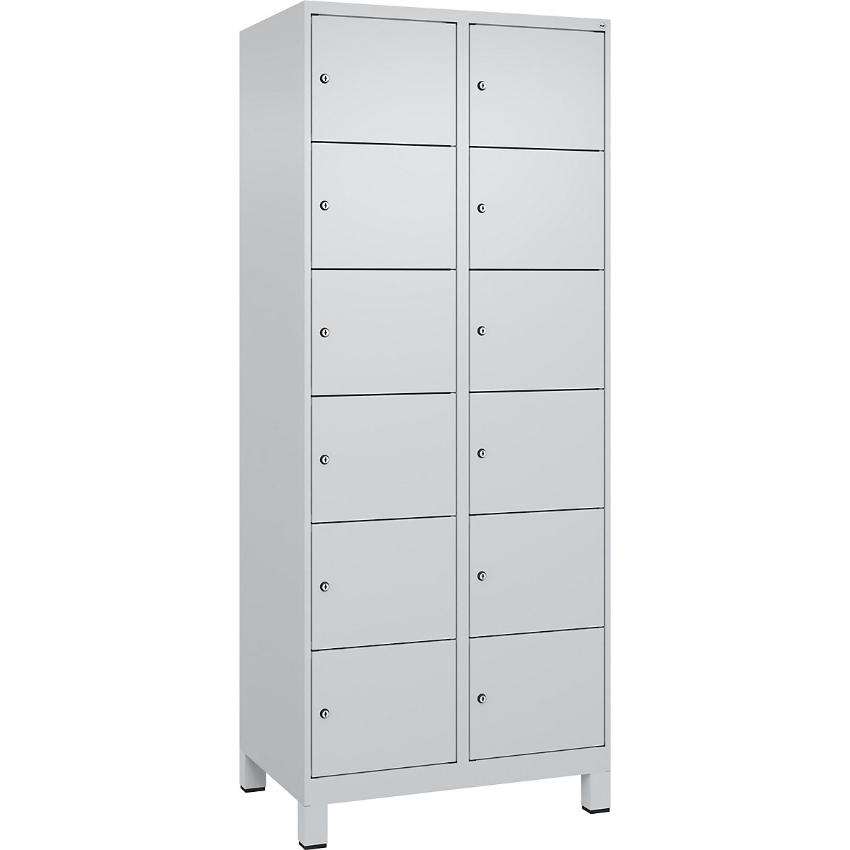 Dulap cu 6 compartimente cu încuietoare Evolo PLUS (Imagine produs 2)-1