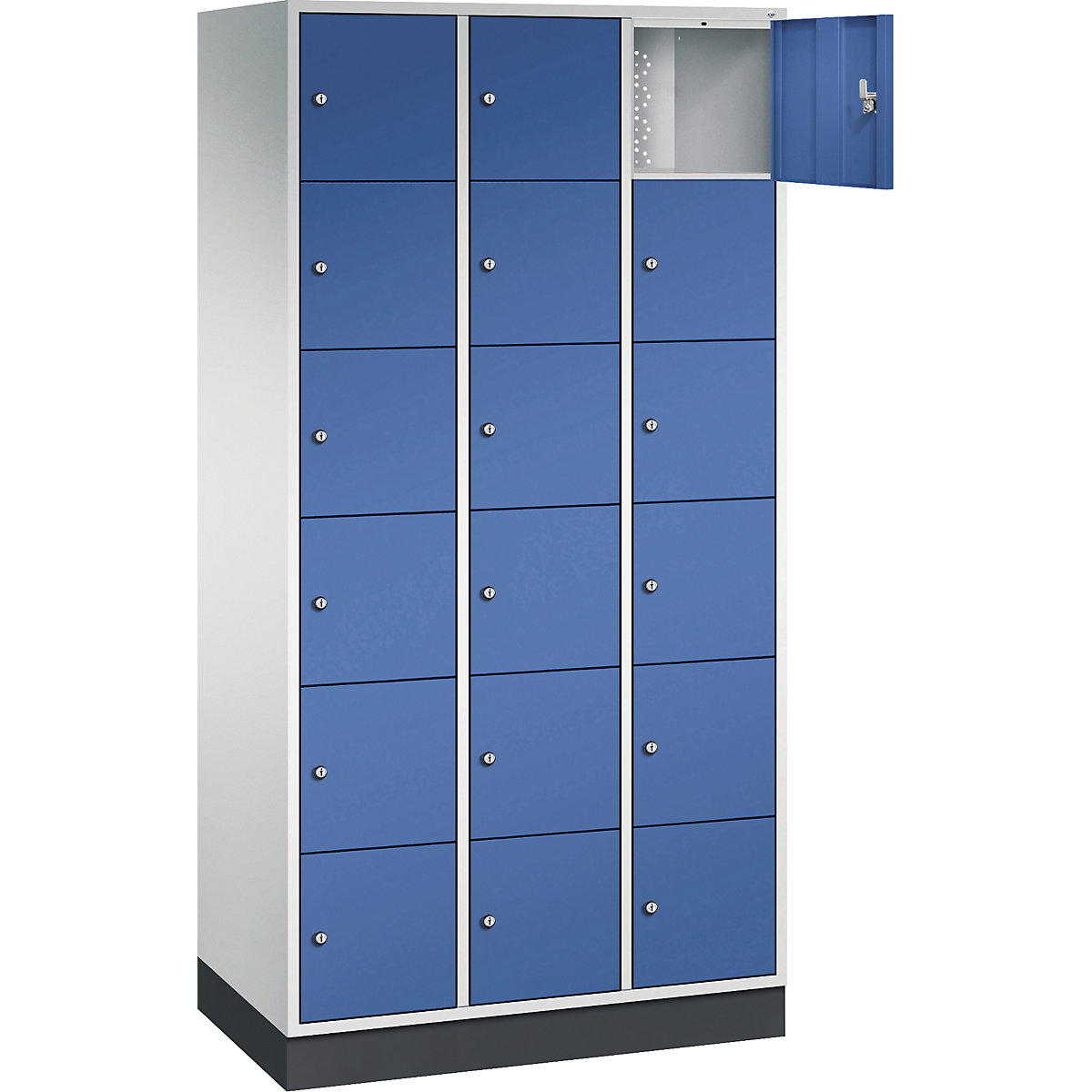 Dulap cu 6 compartimente cu încuietoare Intro – C+P (Imagine produs 2)-1