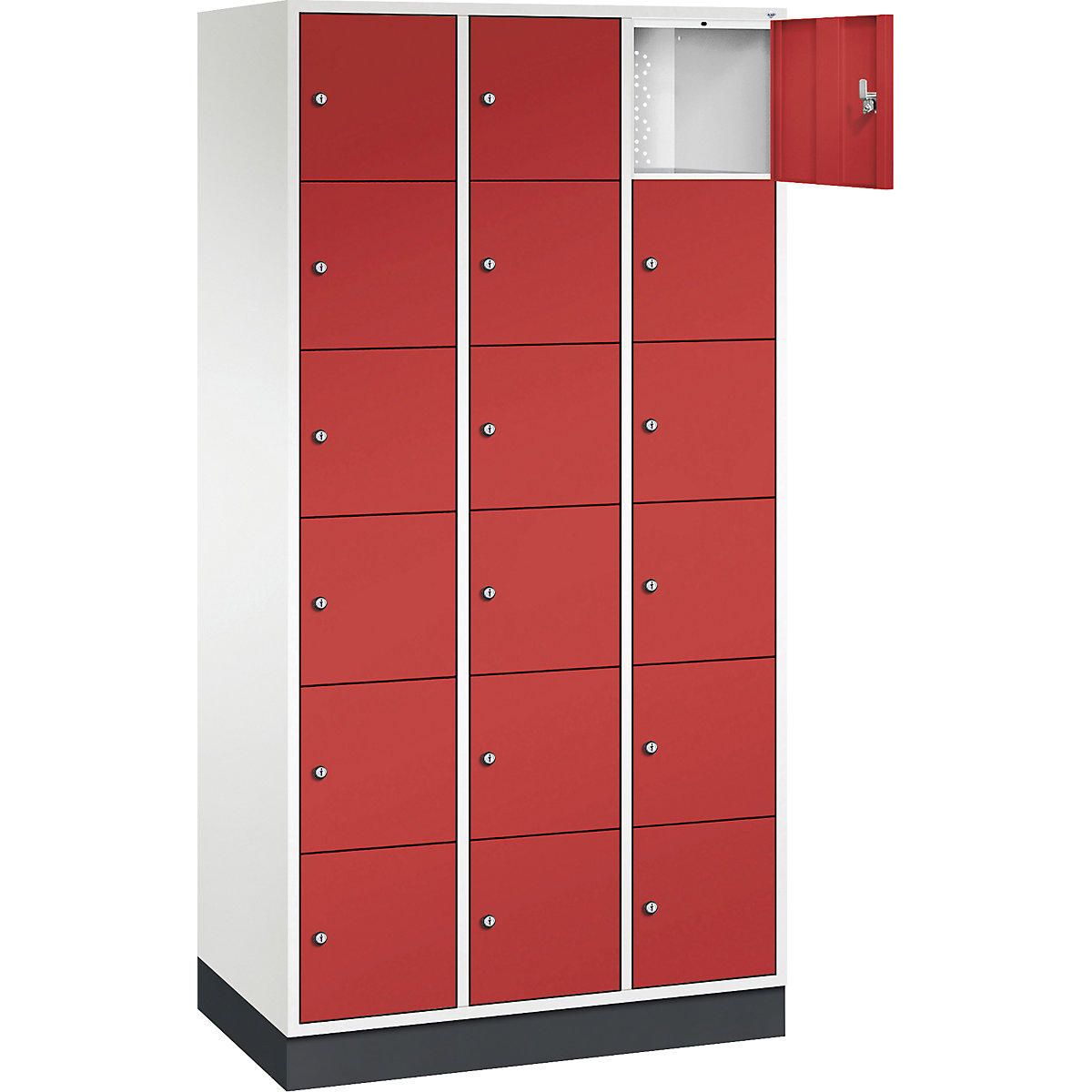 Dulap cu 6 compartimente cu încuietoare Intro – C+P (Imagine produs 2)-1