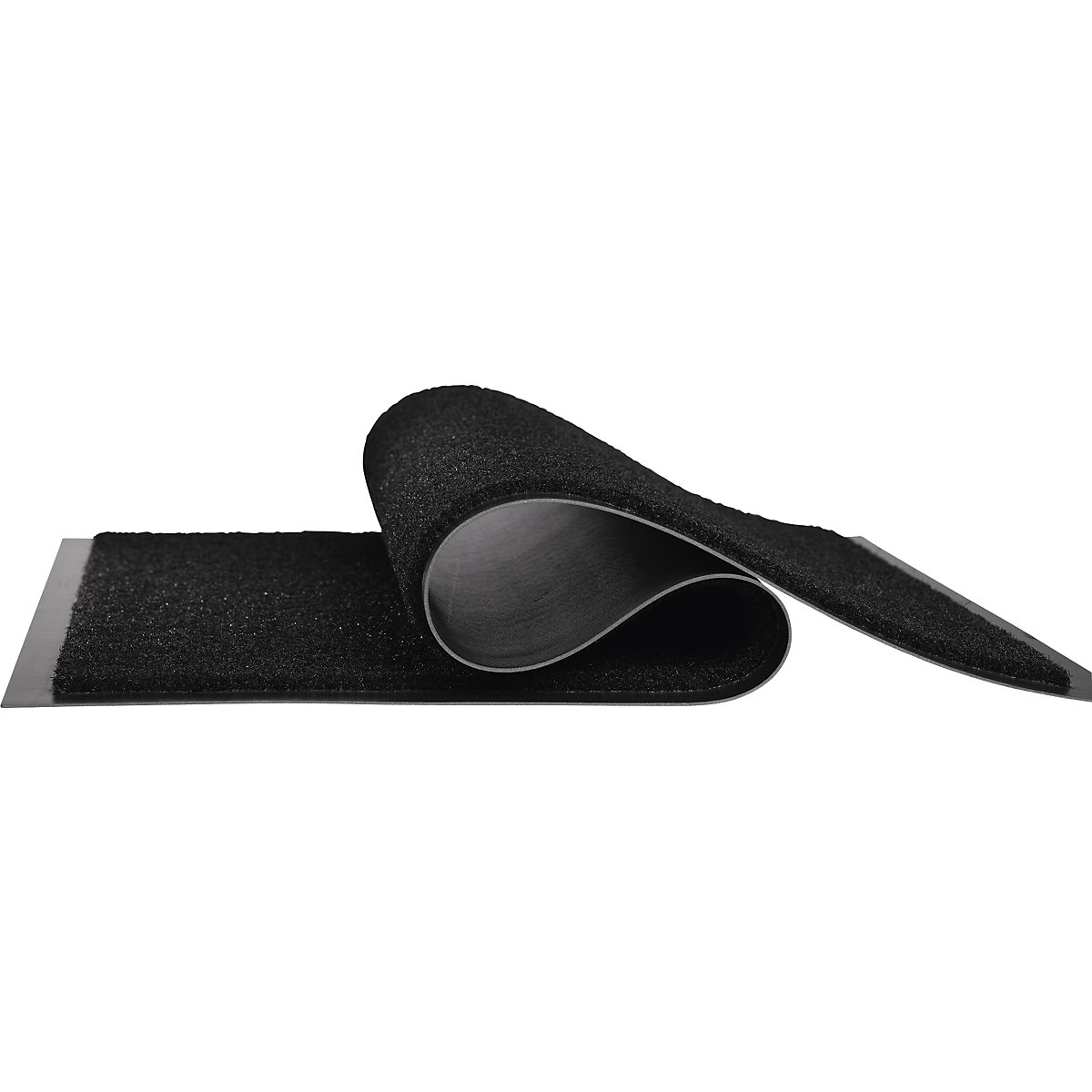 Covoraș pentru reținerea impurităților EAZYCARE DUET – Miltex, lung. x lăț. 600 x 900 mm, negru trafic-0