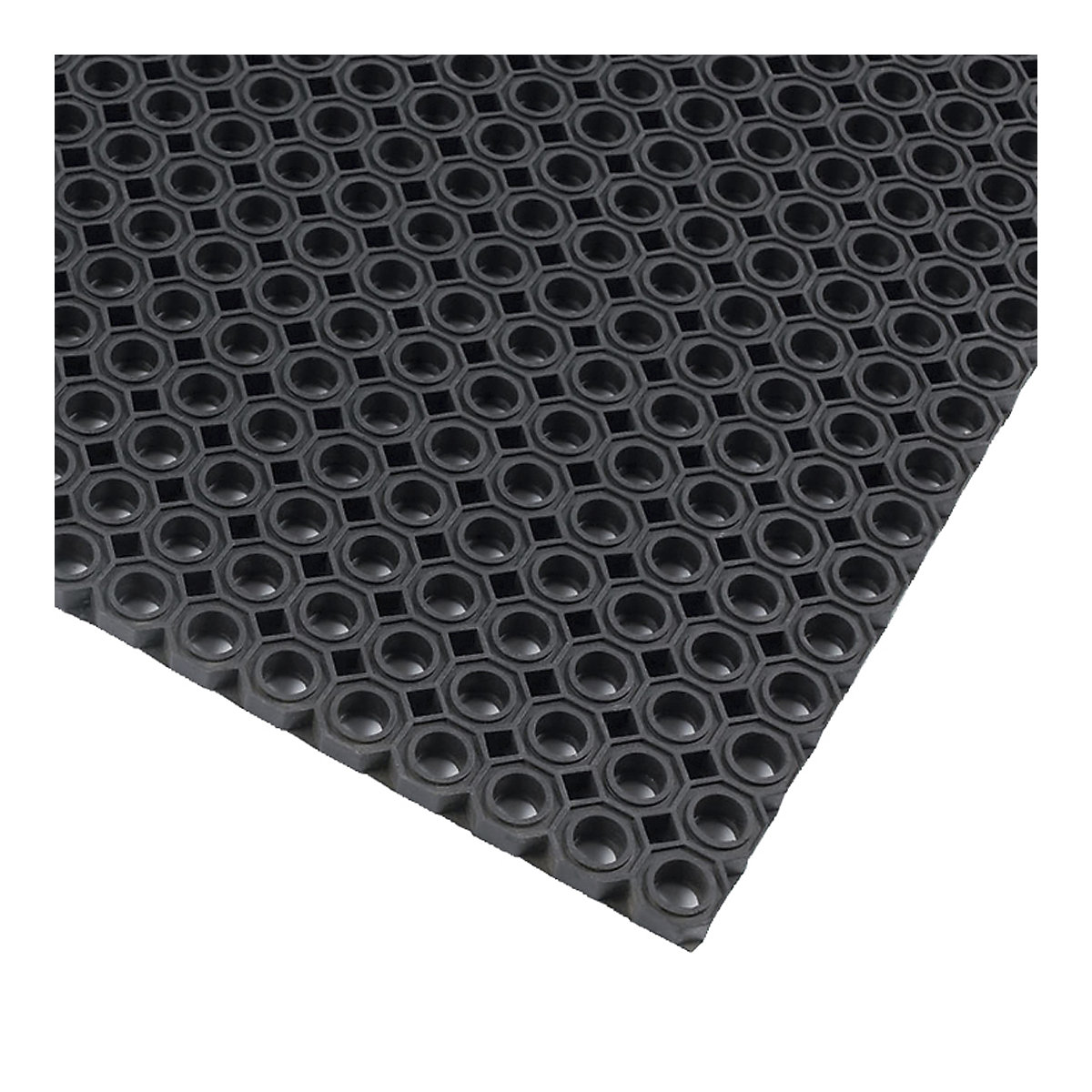 Covoraș pentru reținerea impurităților, perforat – NOTRAX, negru, lung. x lăț. 1500 x 1000 mm-0