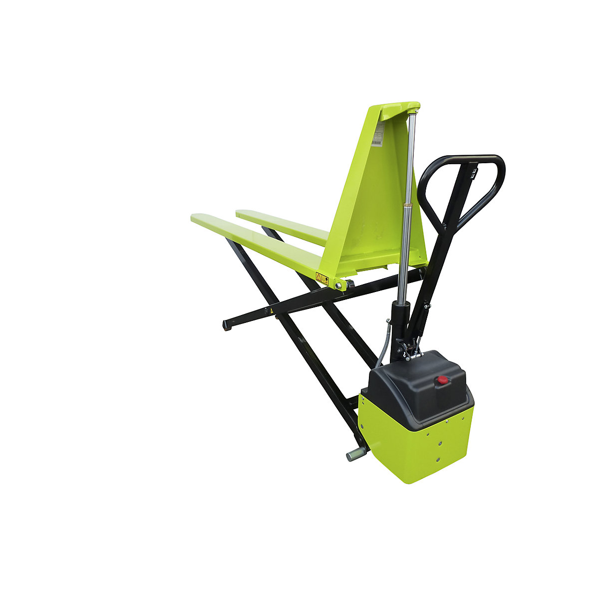 Carro de elevação de forquilhas e tesoura, eletro-hidráulico – Pramac, capacidade de carga 1000 kg, comprimento das forquilhas 1800 mm-0