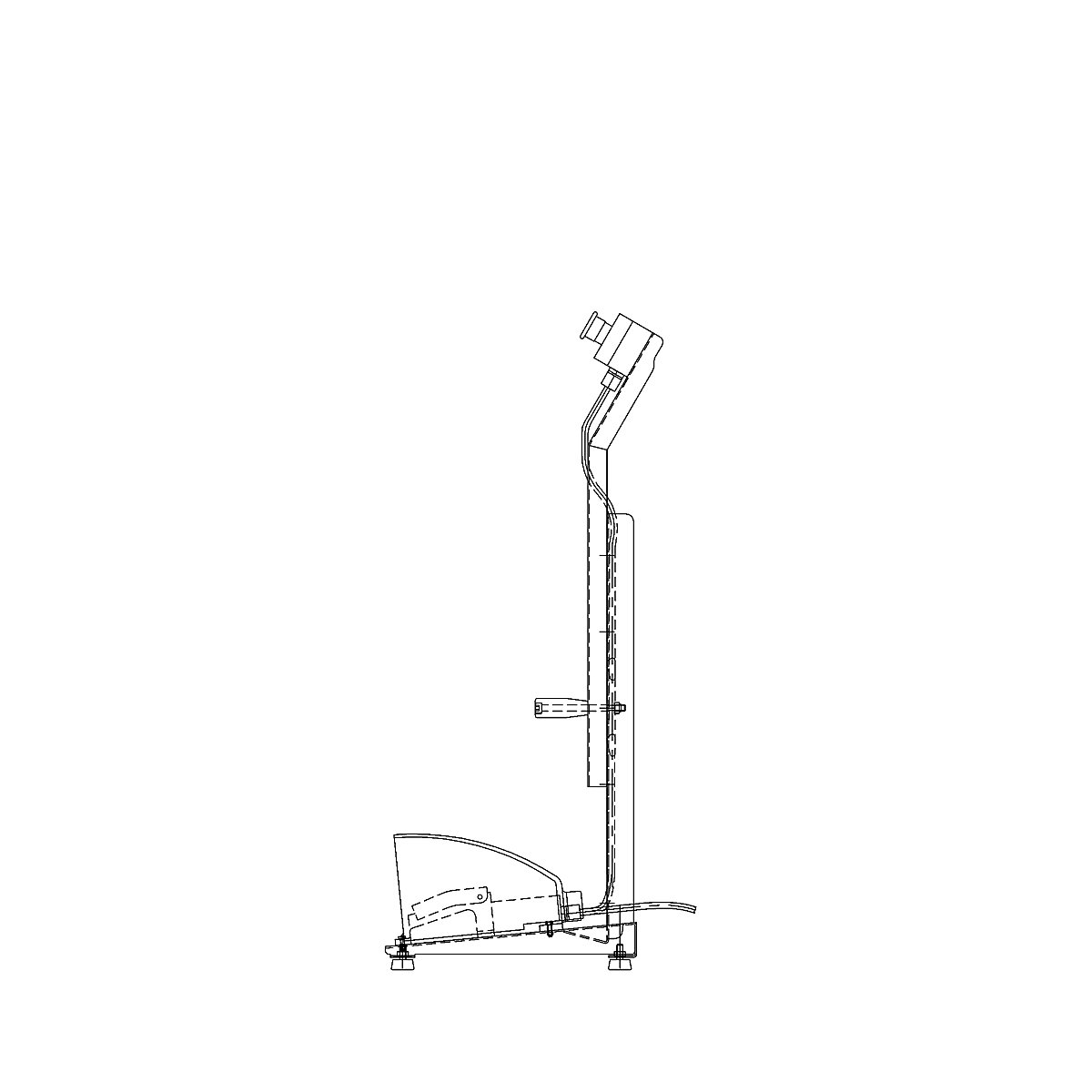 Mesa de elevação compacta, estacionária – Edmolift (Imagem do produto 4)-3