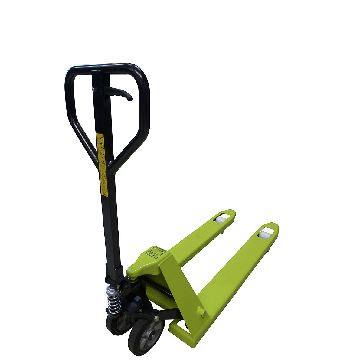 Carro de elevação de paletes GS 25 – Pramac, rodas orientáveis em borracha maciça/rodas de carga em nylon, comprimento da forquilha 1150 mm, rodas individuais-0