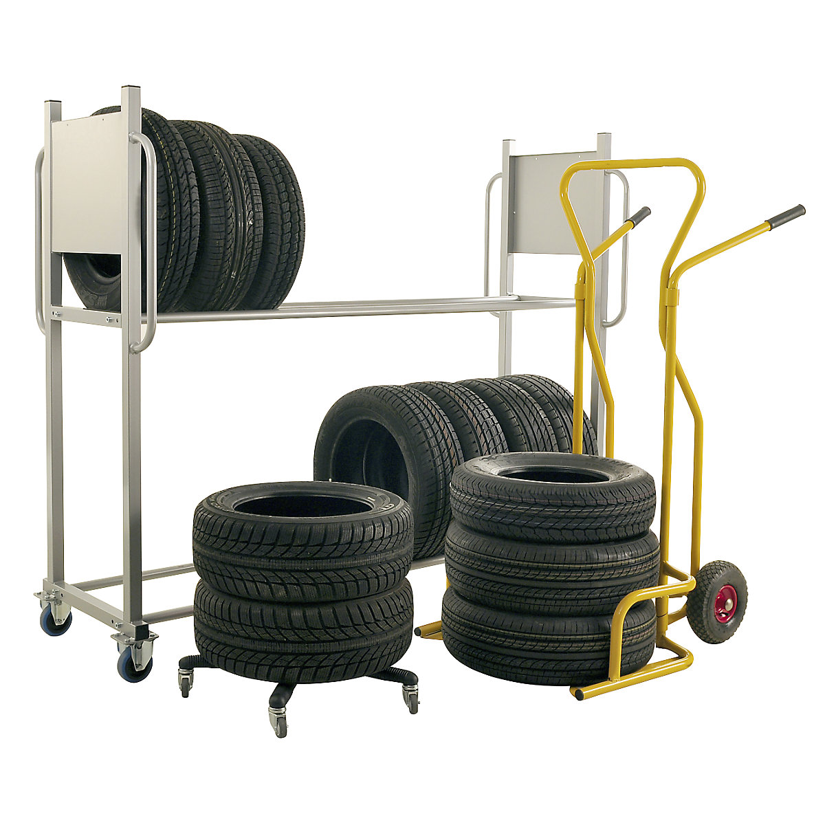 Carro de transporte de pneus profissional – Kongamek (Imagem do produto 9)-8
