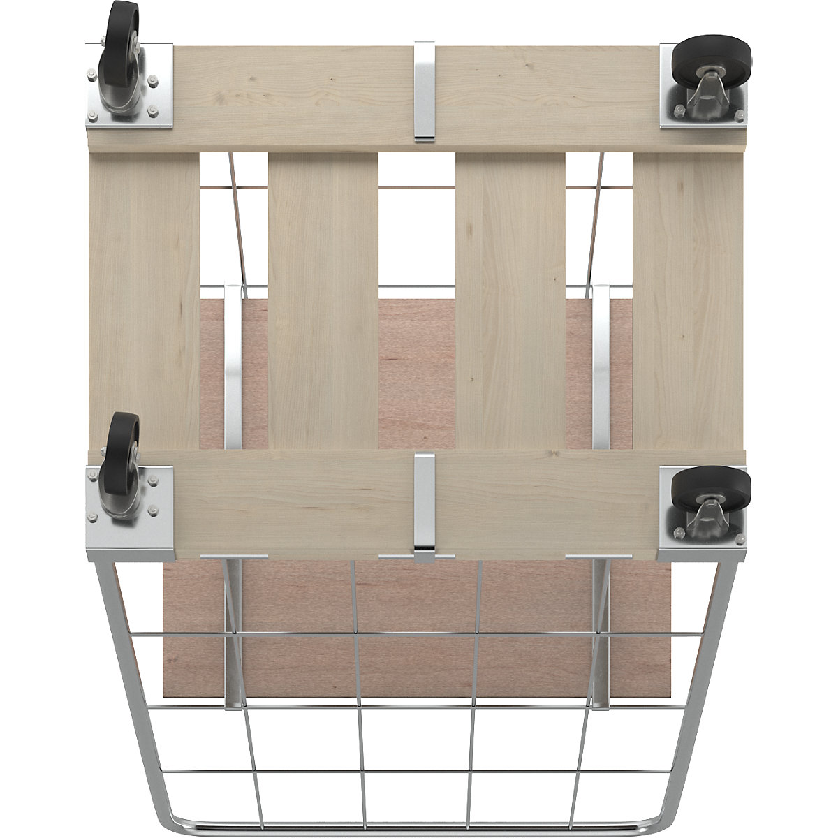 Contentor rolante com paredes em grade (Imagem do produto 17)-16