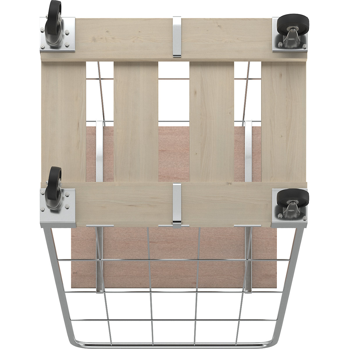 Contentor rolante com paredes em grade (Imagem do produto 9)-8