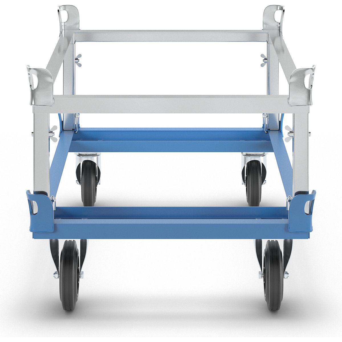 Chassi rolante para paletes com caixilho de suporte – eurokraft pro (Imagem do produto 3)-2