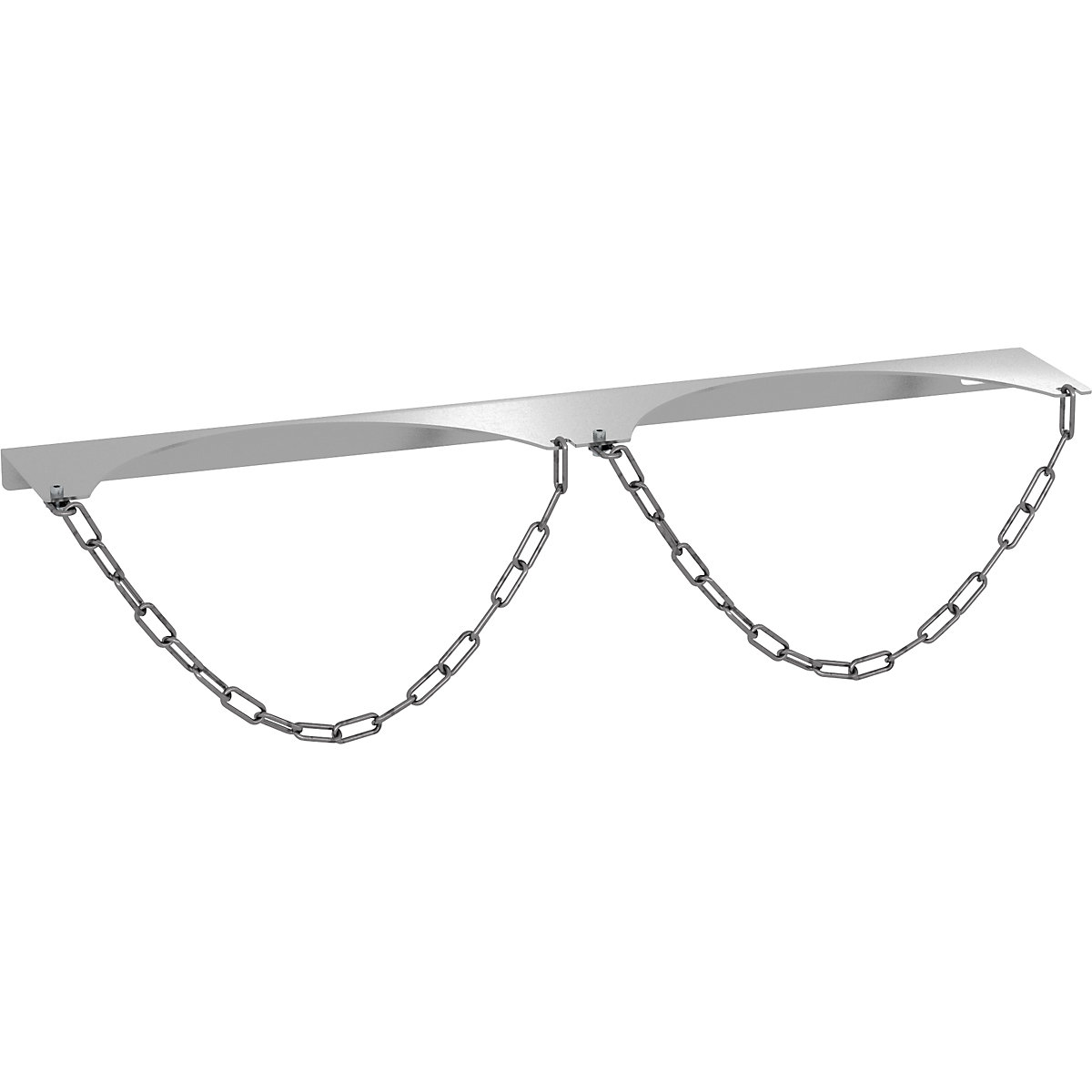Suporte de parede para garrafa de gás – eurokraft basic, para 2 garrafas, para garrafas com Ø máx. 320 mm-0