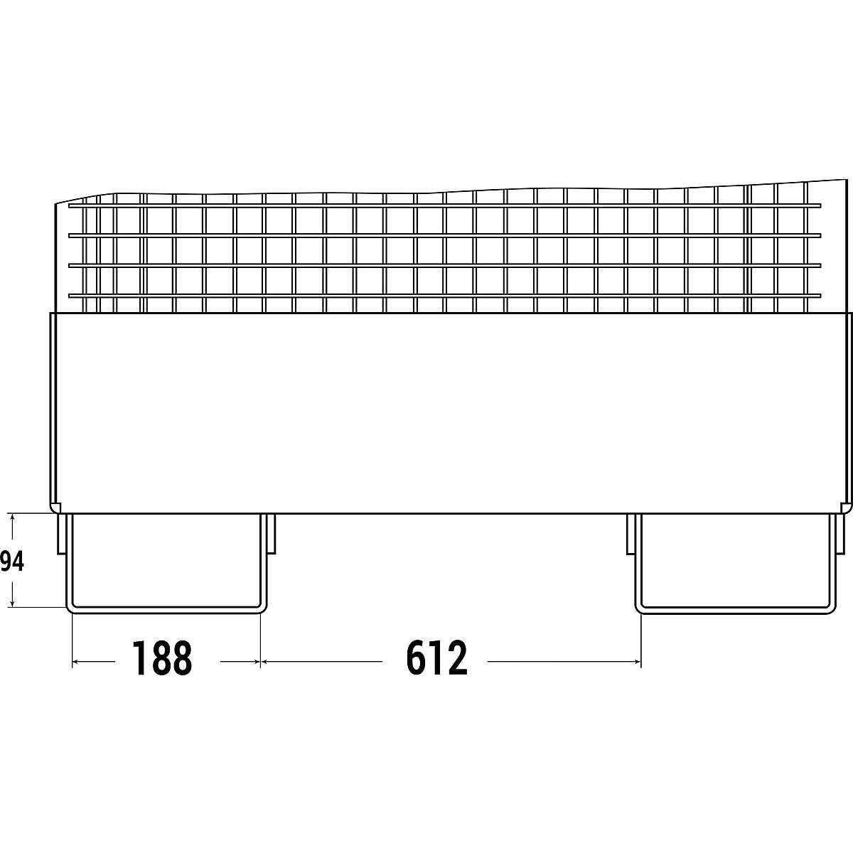 Nacelle de travail Duo pour gerbeur (Illustration du produit 4)-3