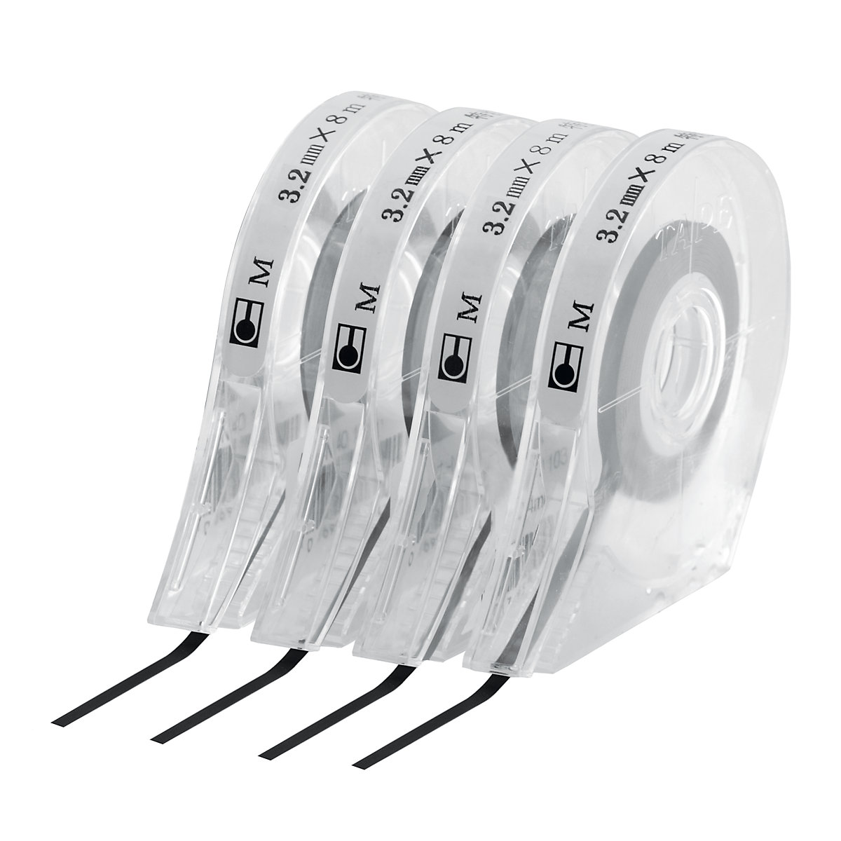 Fita marcadora – magnetoplan, comprimento 8 m, embalagem de 2 rolos, largura 3,2 mm-0