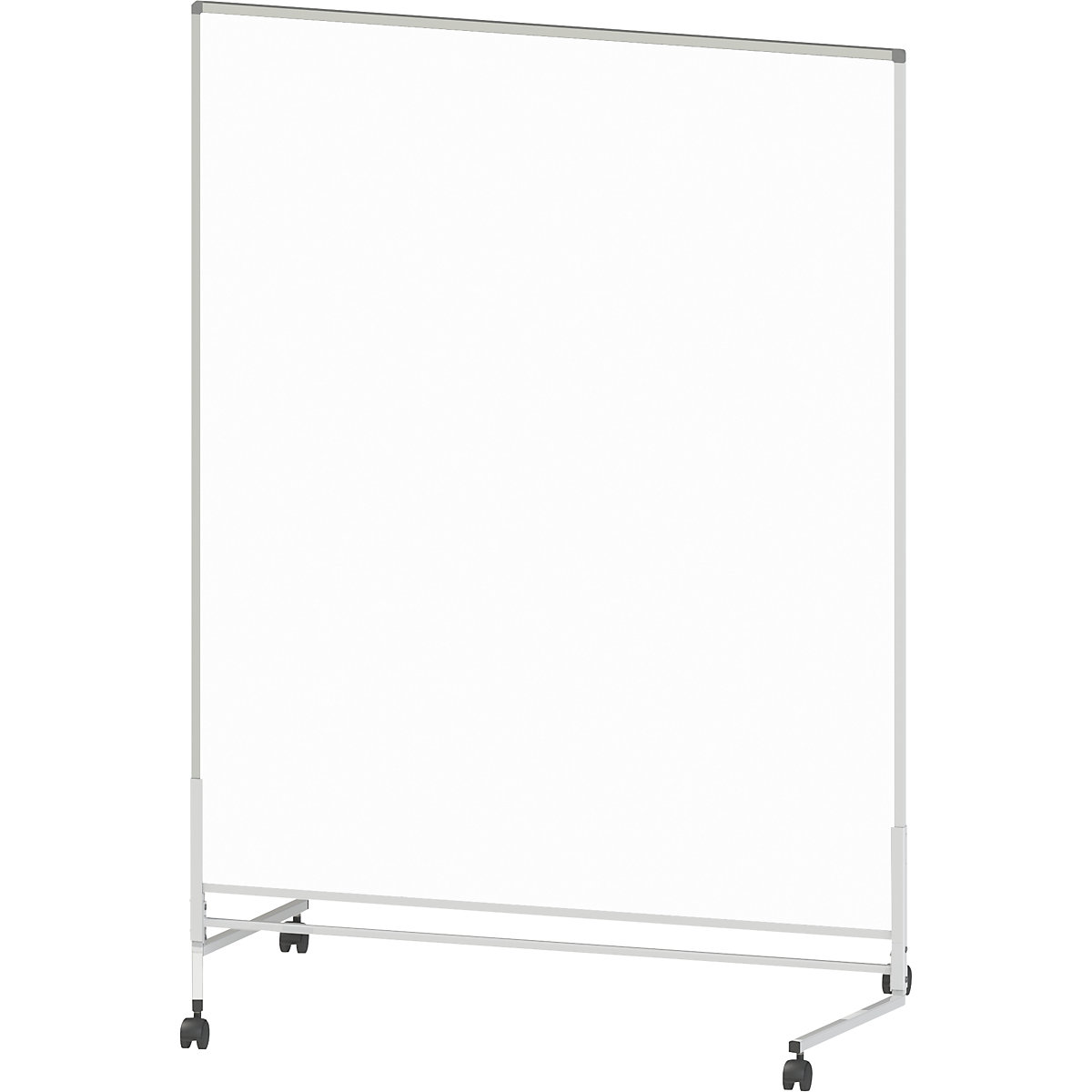 Parede funcional, móvel, têxtil, de ambos os lados, branco, LxA 1200 x 1500 mm-0