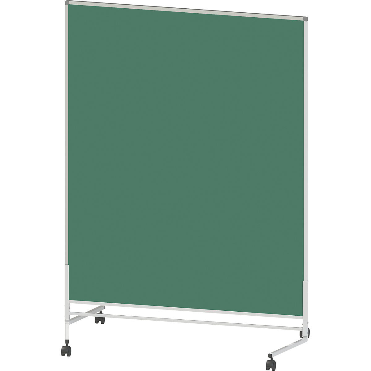 Parede funcional, móvel, têxtil, de ambos os lados, verde, LxA 1200 x 1500 mm-0