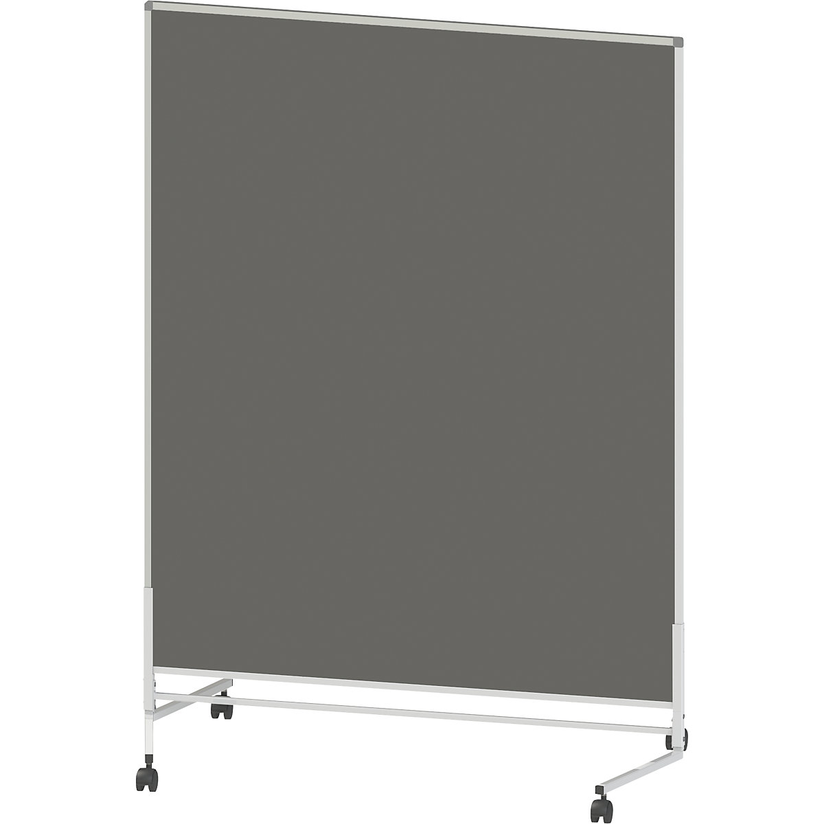 Parede funcional, móvel, têxtil, de ambos os lados, antracite, LxA 1200 x 1500 mm-0
