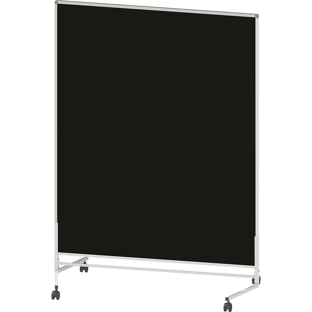 Parede funcional, móvel, têxtil, de ambos os lados, preto, LxA 1200 x 1500 mm-0