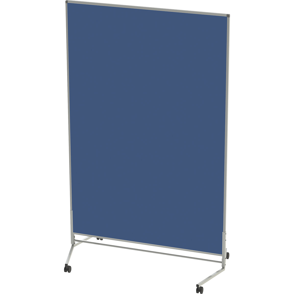 Parede funcional, móvel, têxtil, de ambos os lados, azul acinzentado, LxA 1200 x 1800 mm-0