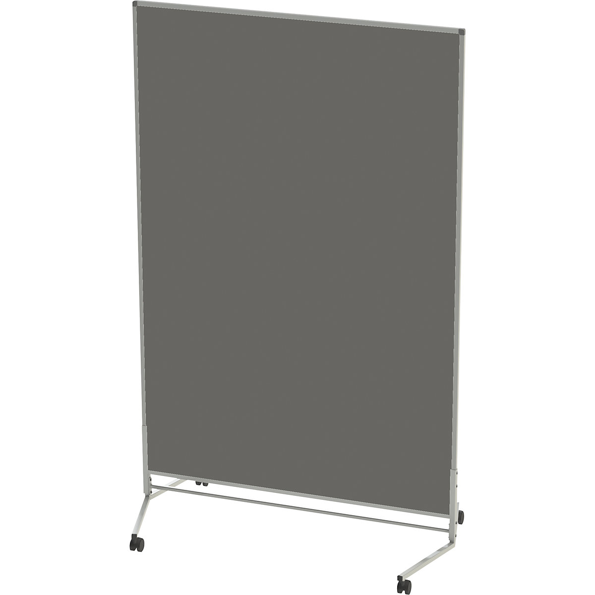 Parede funcional, móvel, têxtil, de ambos os lados, antracite, LxA 1200 x 1800 mm-0