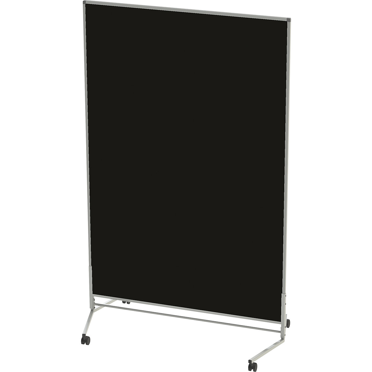 Parede funcional, móvel, têxtil, de ambos os lados, preto, LxA 1200 x 1800 mm-0
