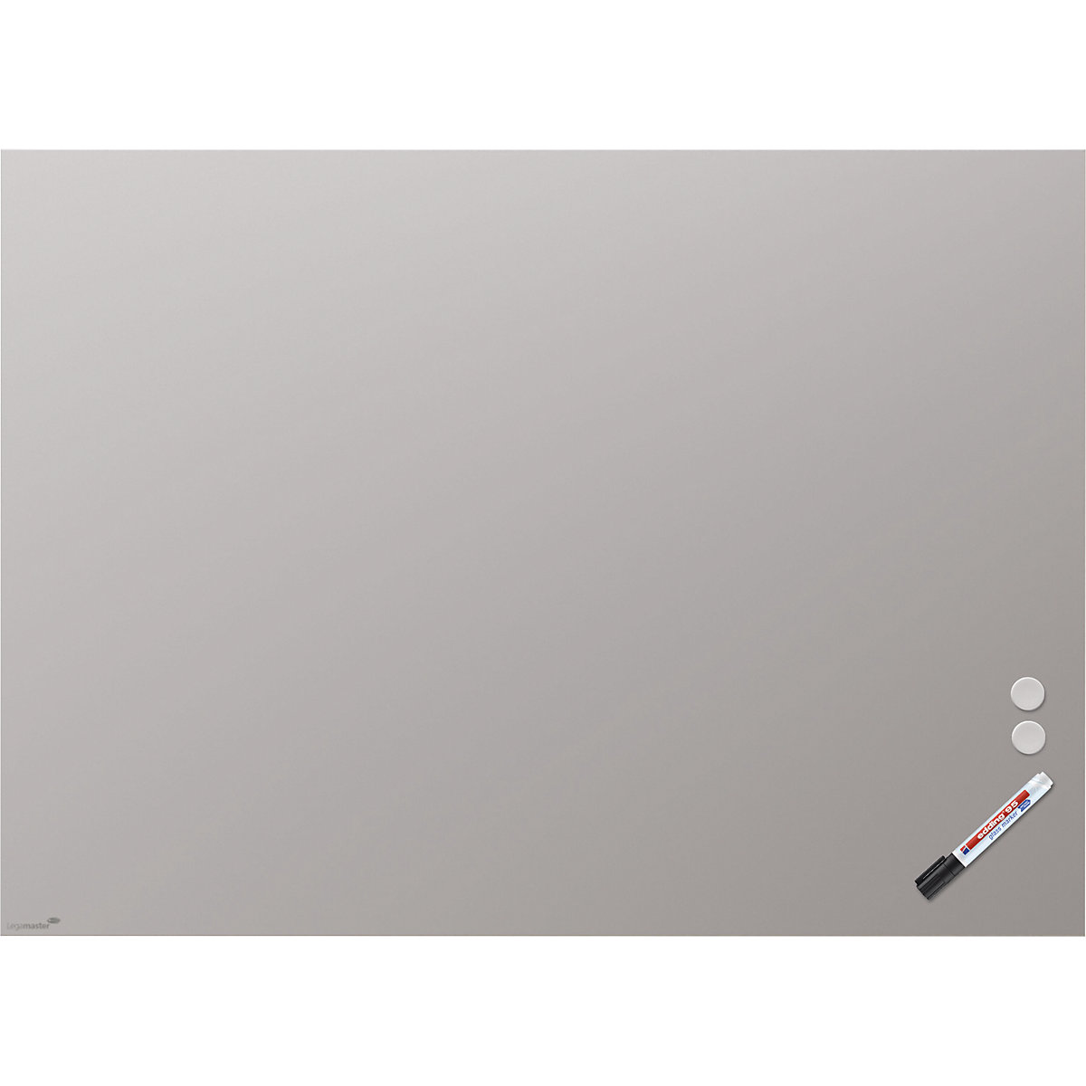 Quadro de vidro mate – Legamaster, vidro de segurança, LxA 1200 x 900 mm, cinzento quente-0