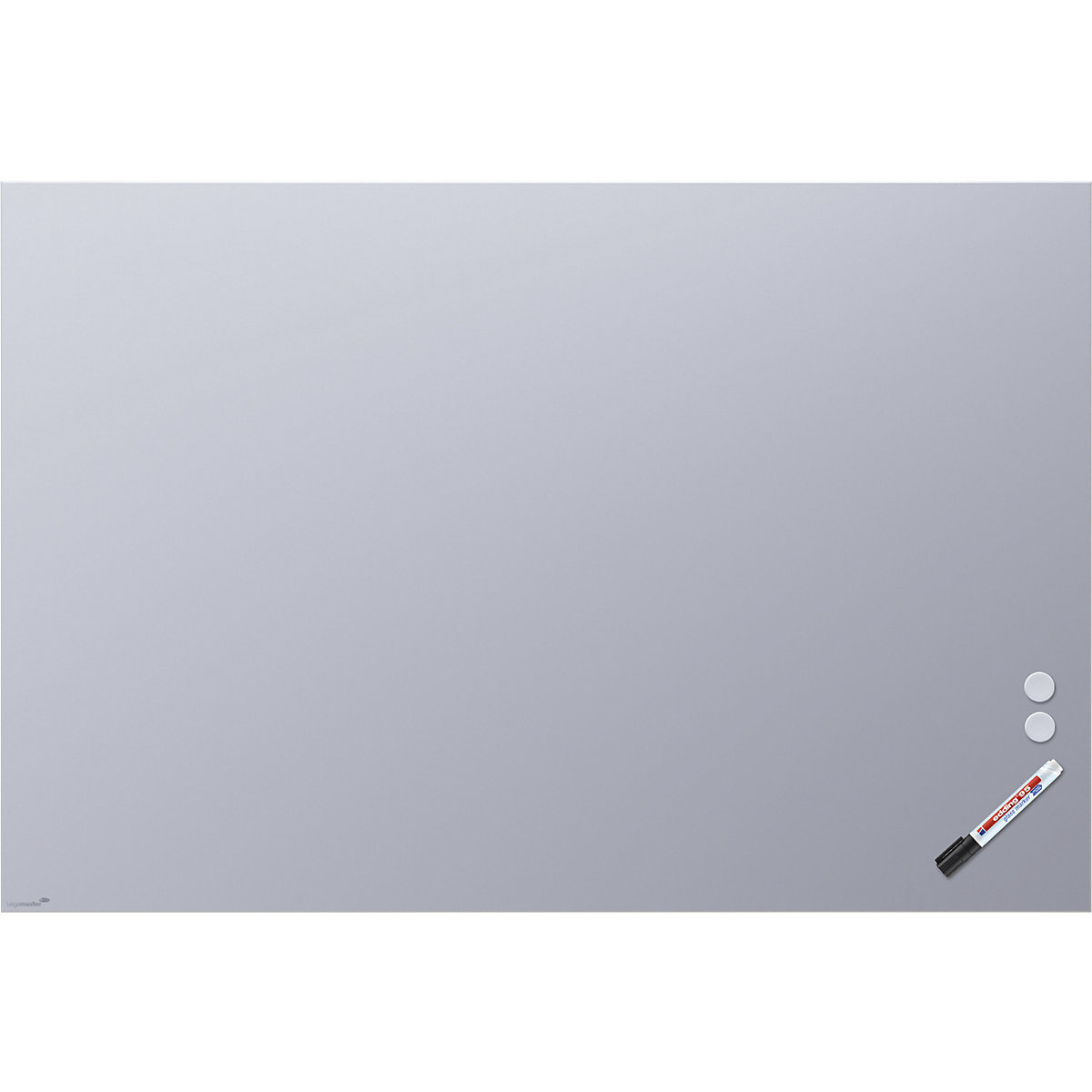 Quadro de vidro mate – Legamaster, vidro de segurança, LxA 1500 x 1000 mm, azul pastel-0