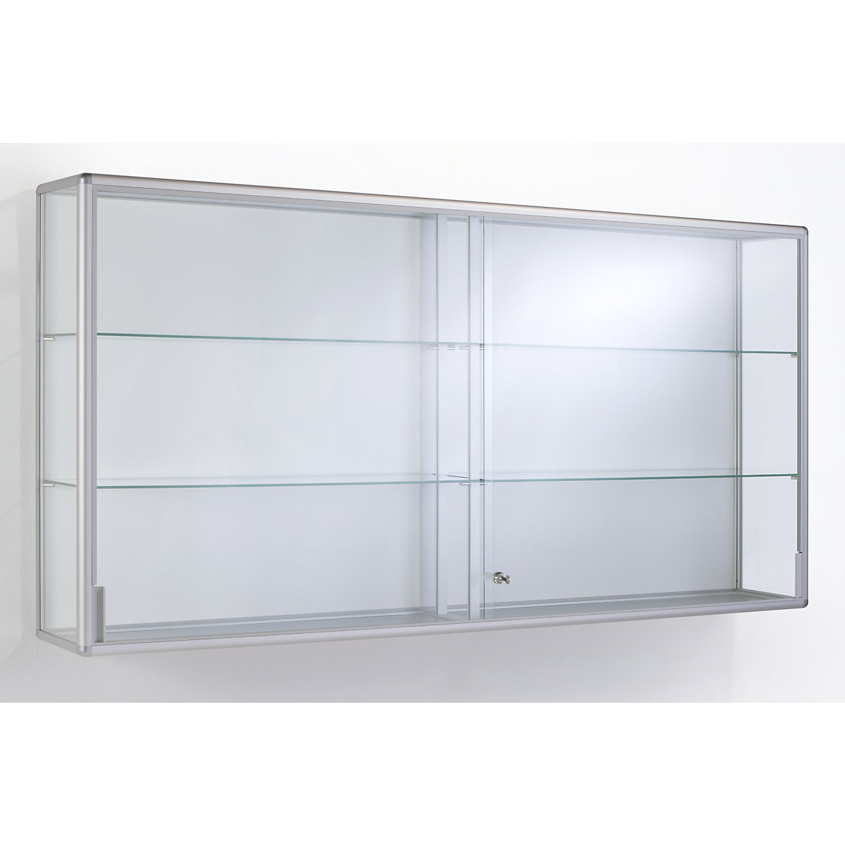 Vitrine – eurokraft pro, versão vitrine de parede, largura 1020 mm, 2 portas de correr-0