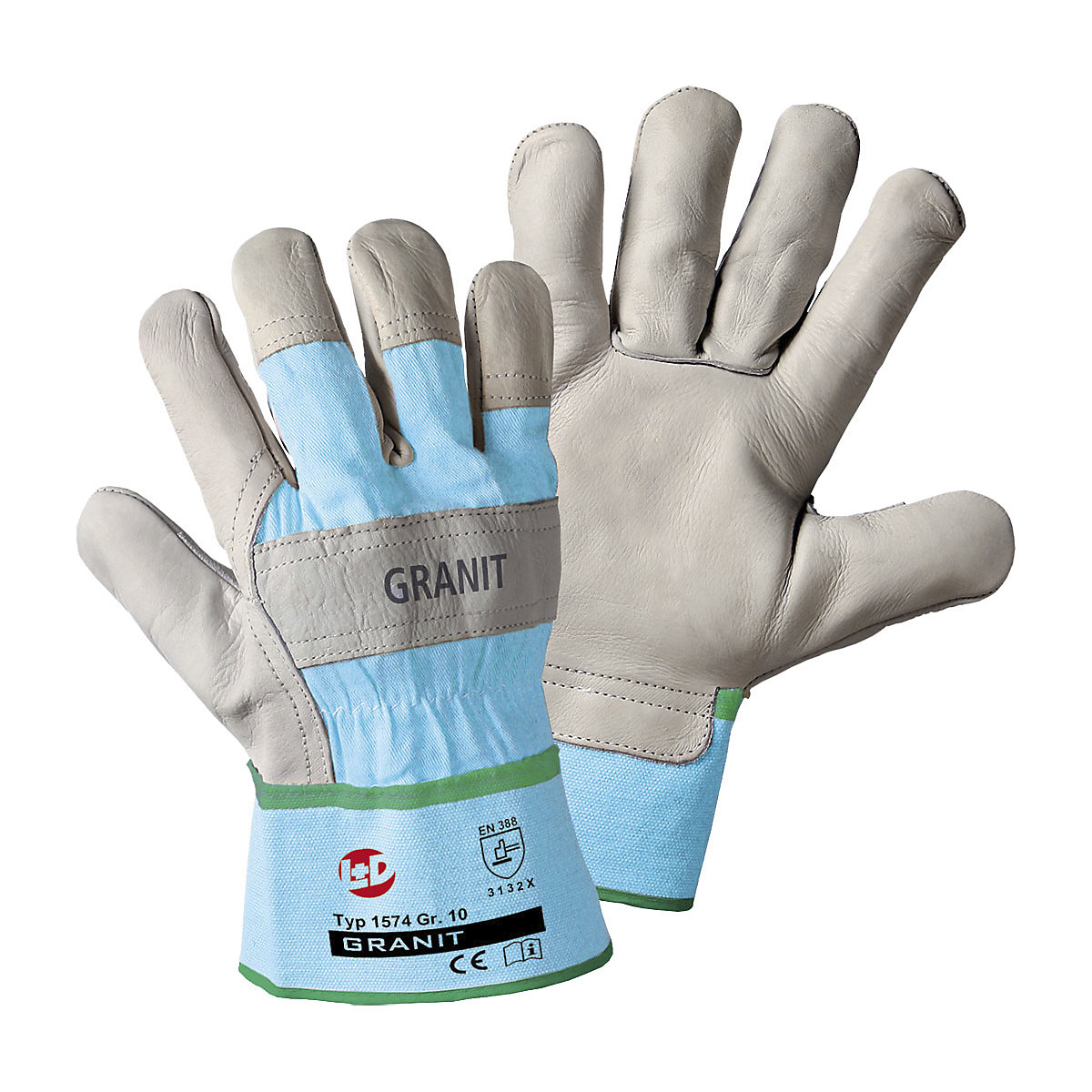 Rindnarbenleder-Handschuhe GRANIT Leipold+Döhle