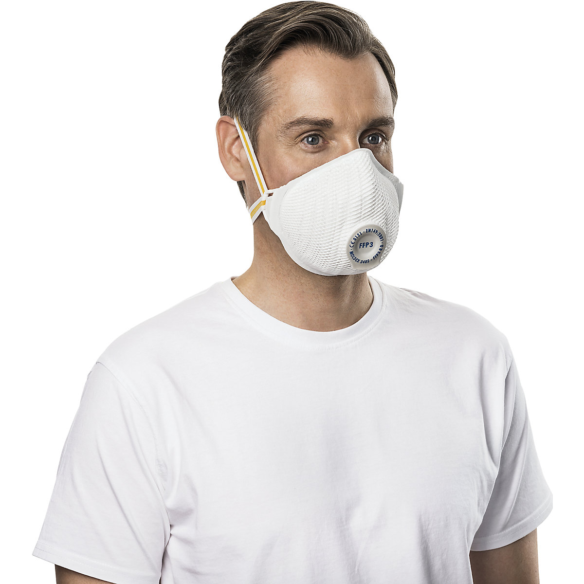 Atemschutzmaske FFP3 R D mit Ausatemventil AIR PLUS MOLDEX (Produktabbildung 4)-3