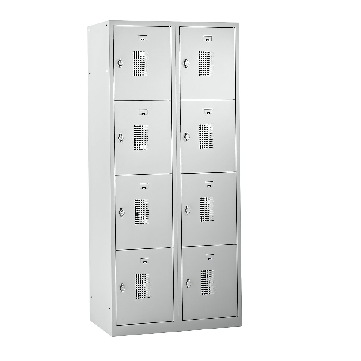 Armário de cacifos com 4 compartimentos Amsterdam – eurokraft basic (Imagem do produto 2)-1