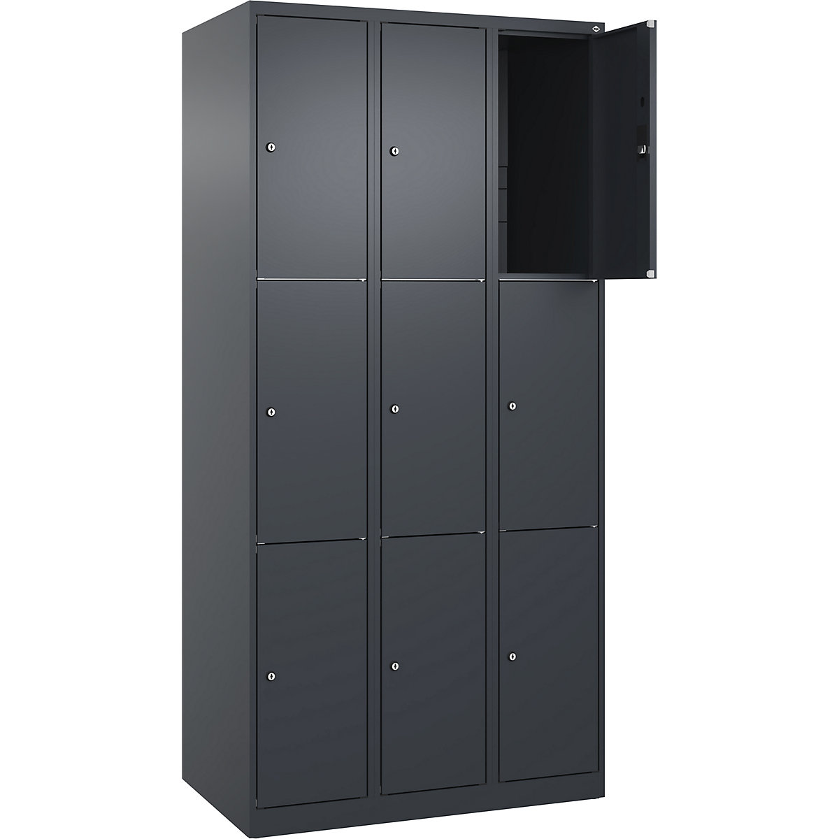 Armário de cacifos de 3 andares Classic PLUS – C+P (Imagem do produto 3)-2