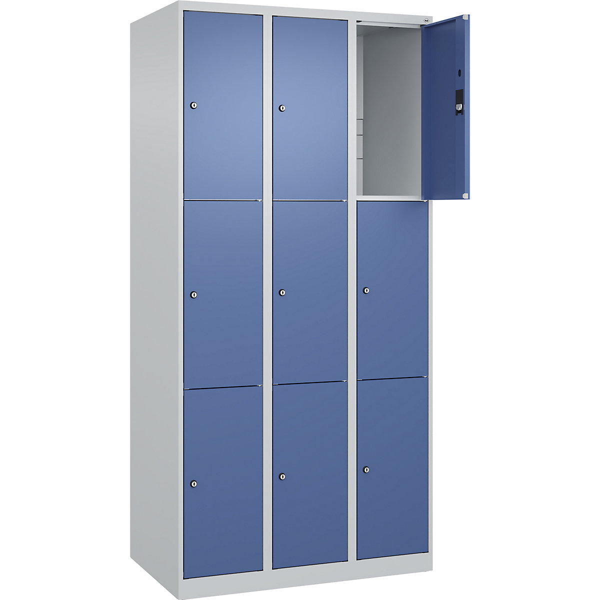 Armário de cacifos de 3 andares Classic PLUS – C+P (Imagem do produto 2)-1