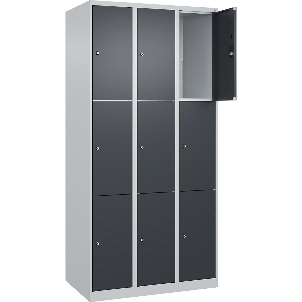 Armário de cacifos de 3 andares Classic PLUS – C+P (Imagem do produto 3)-2