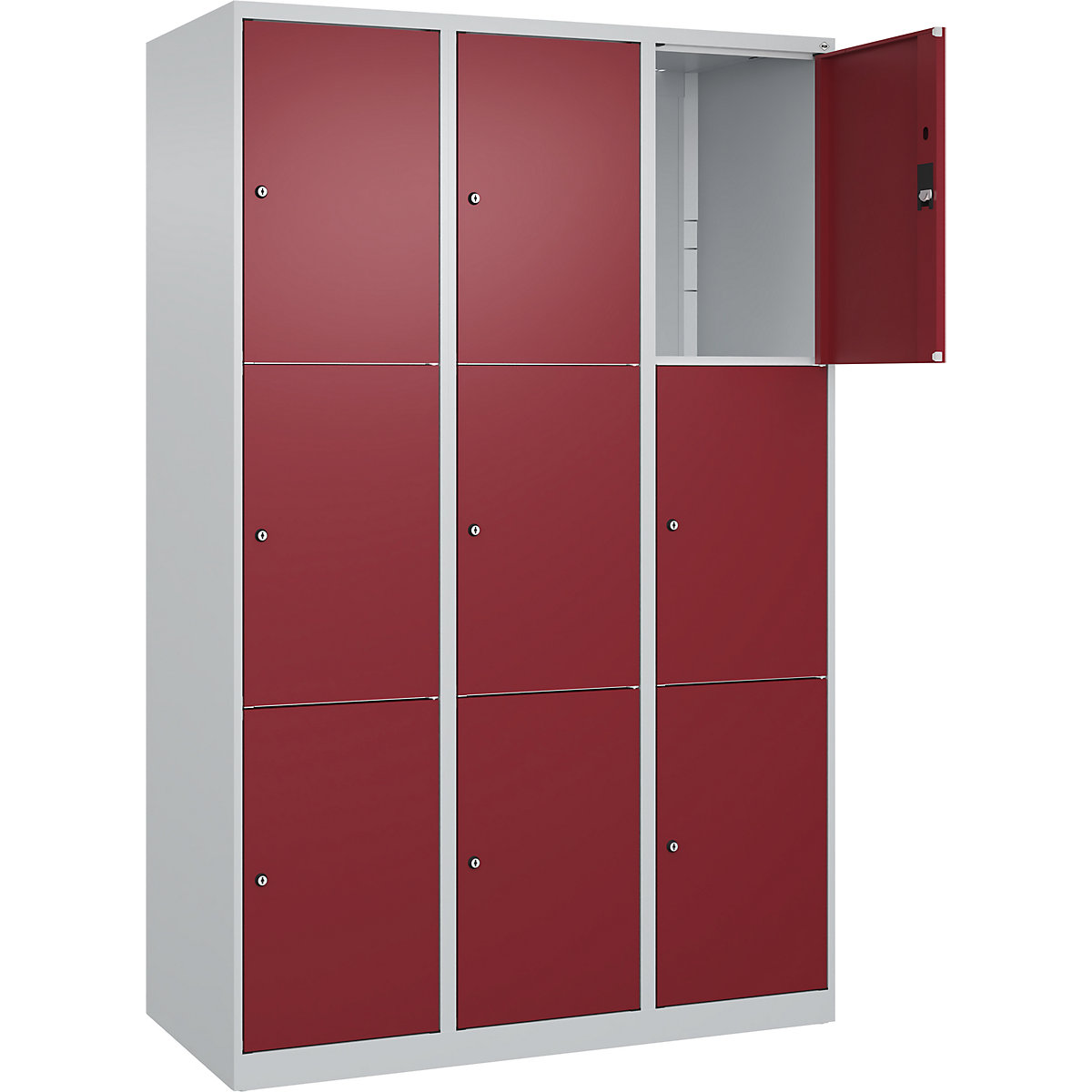 Armário de cacifos de 3 andares Classic PLUS – C+P (Imagem do produto 2)-1