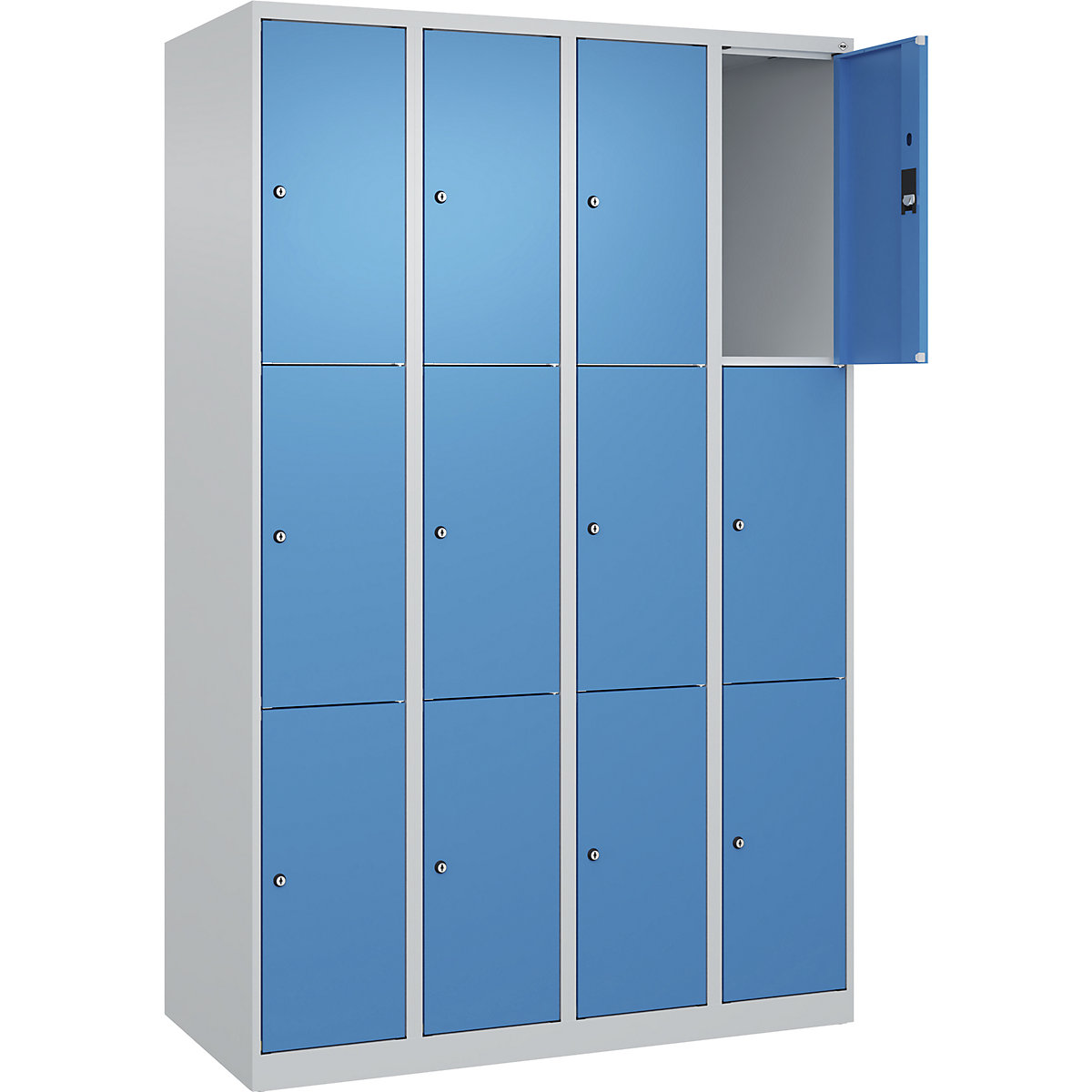 Armário de cacifos de 3 andares Classic PLUS – C+P (Imagem do produto 3)-2