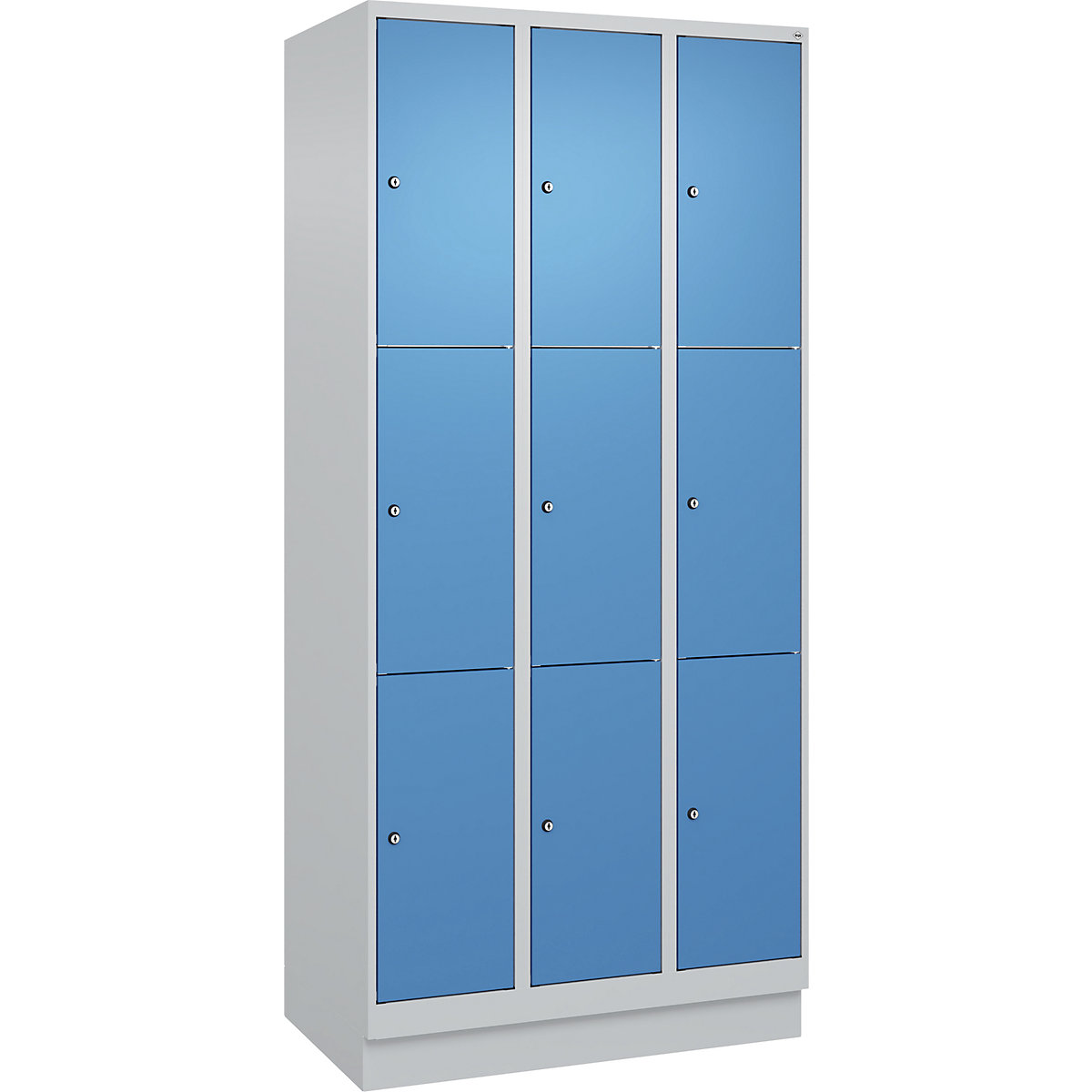 Armário de cacifos de 3 andares Classic PLUS – C+P (Imagem do produto 3)-2