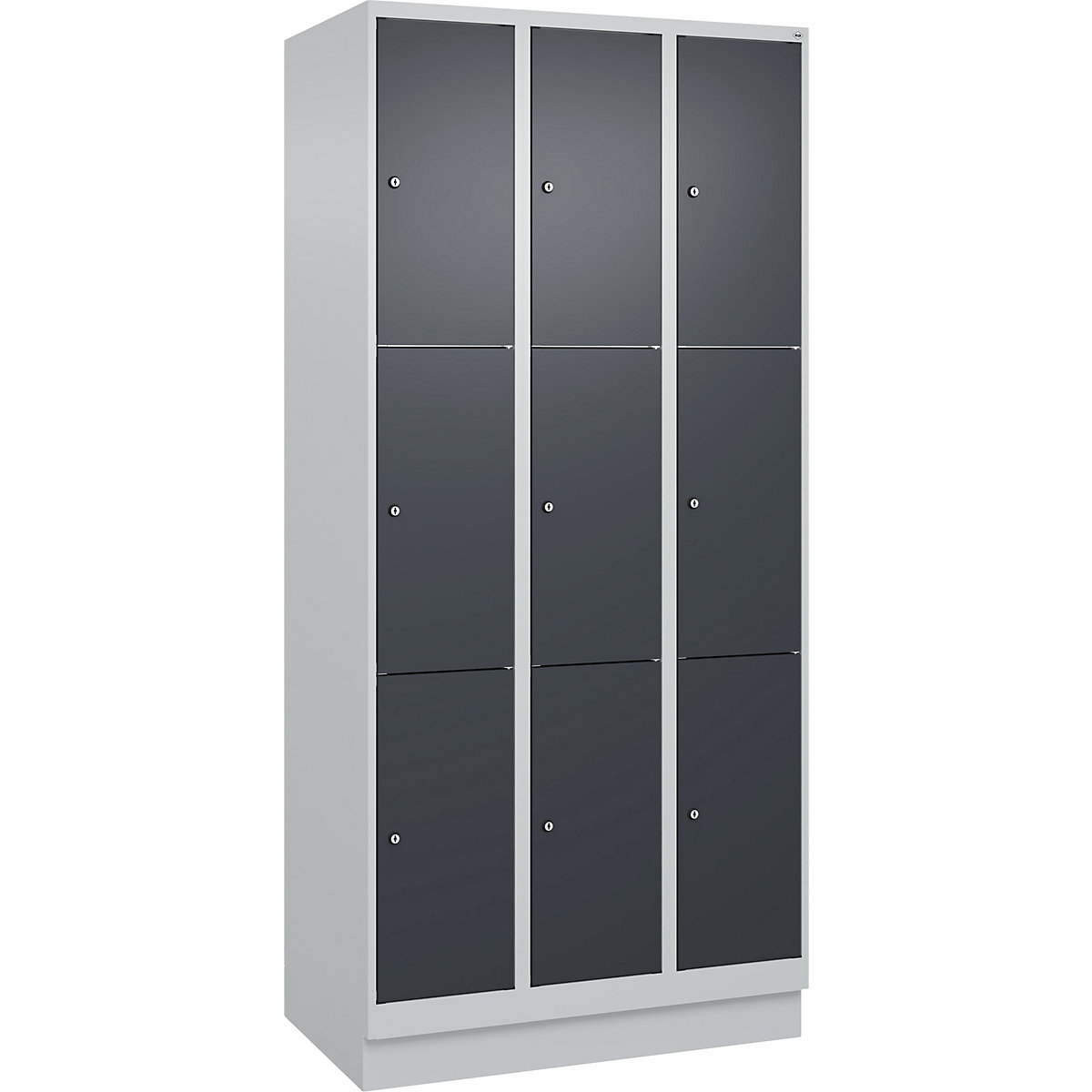 Armário de cacifos de 3 andares Classic PLUS – C+P (Imagem do produto 3)-2