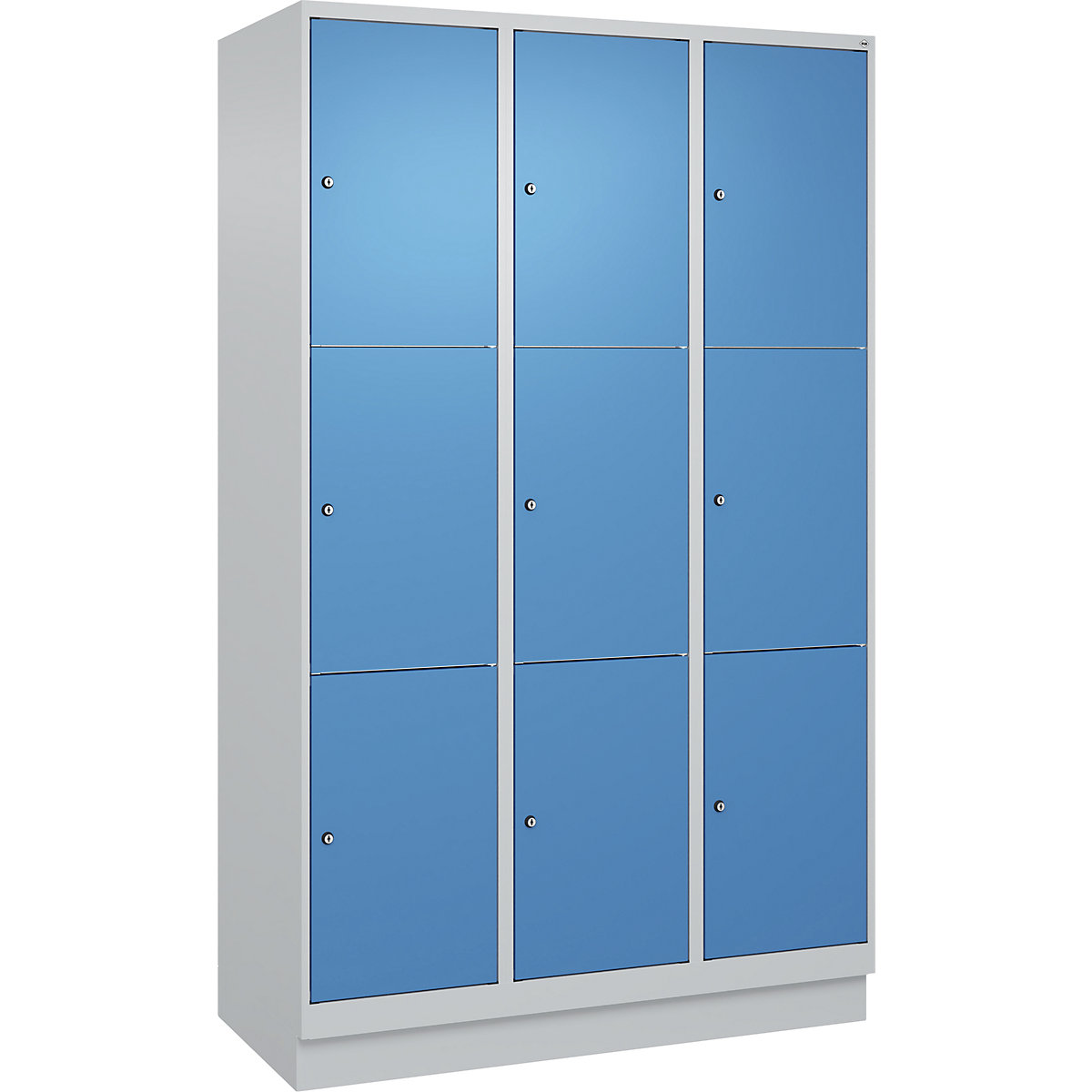 Armário de cacifos de 3 andares Classic PLUS – C+P (Imagem do produto 2)-1
