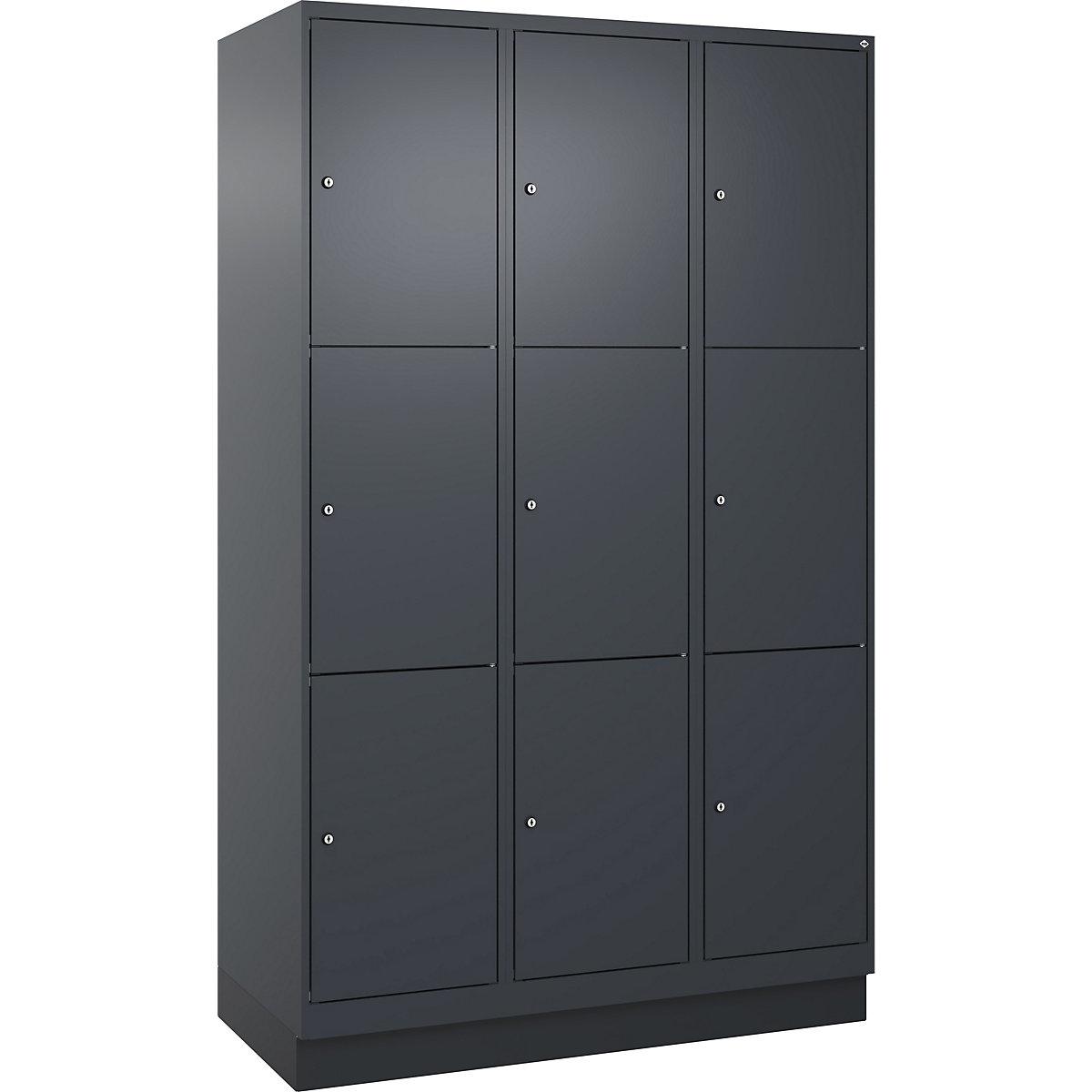 Armário de cacifos de 3 andares Evolo PLUS (Imagem do produto 2)-1