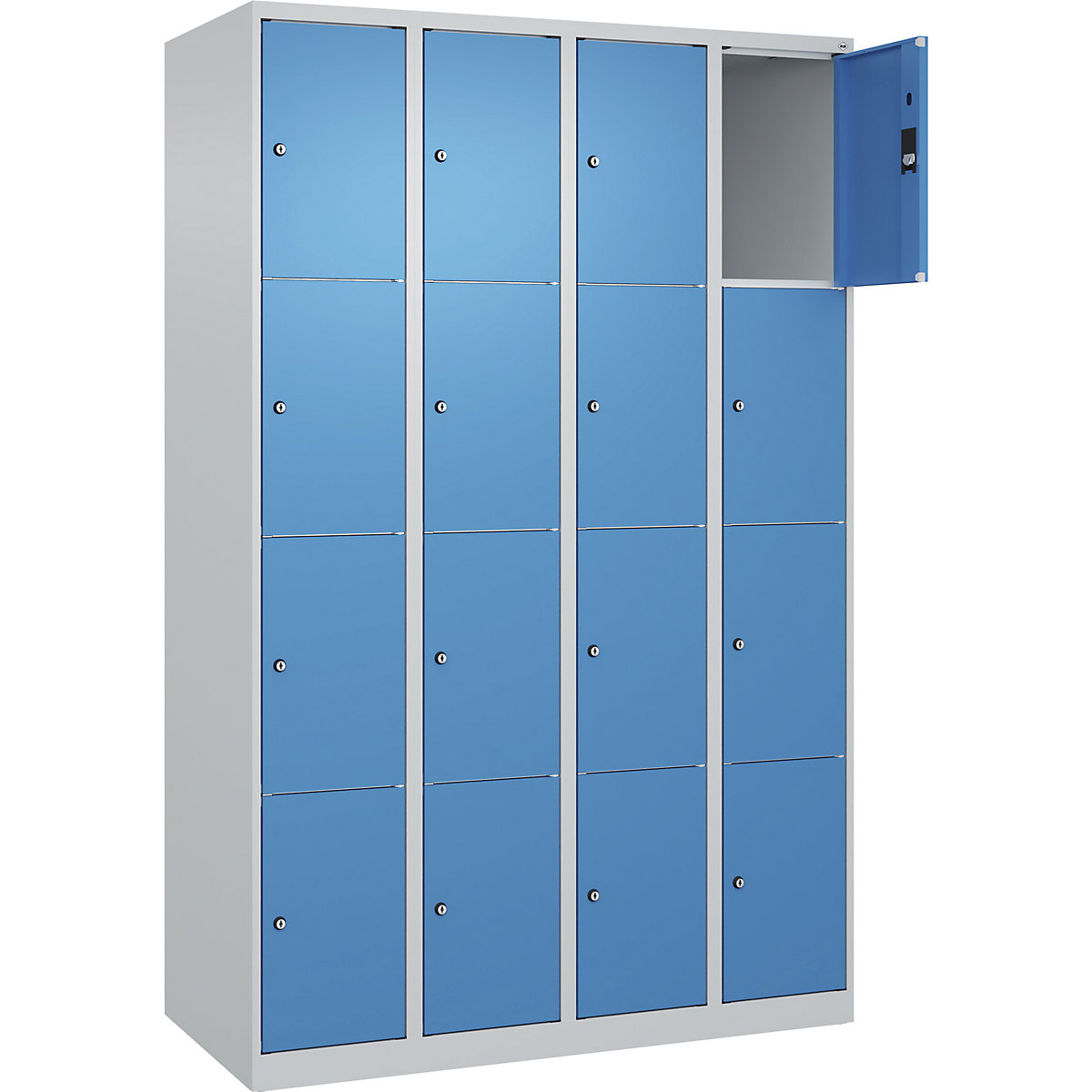 Armário de cacifos de 4 andares Classic PLUS – C+P (Imagem do produto 2)-1