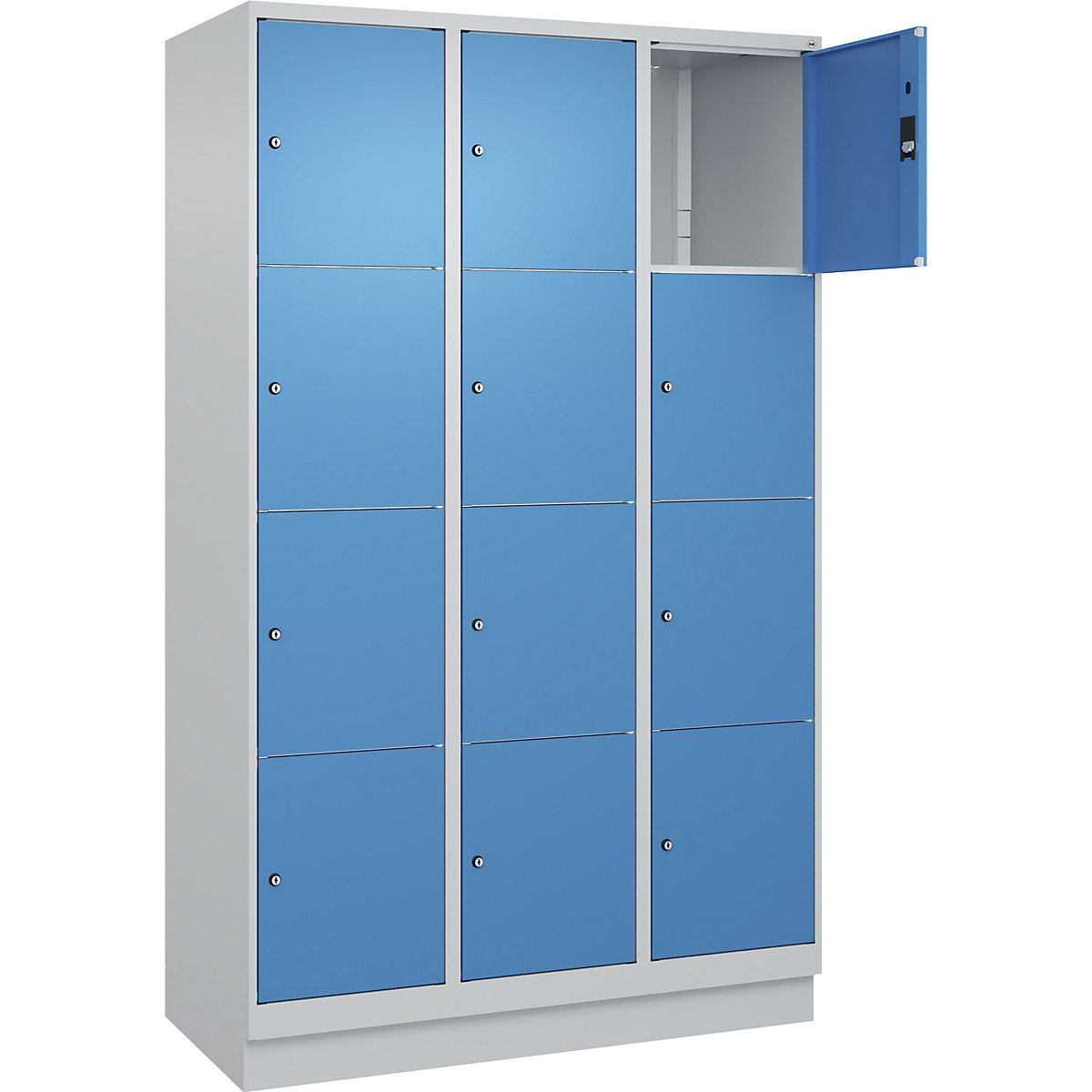 Armário de cacifos de 4 andares Classic PLUS – C+P (Imagem do produto 2)-1