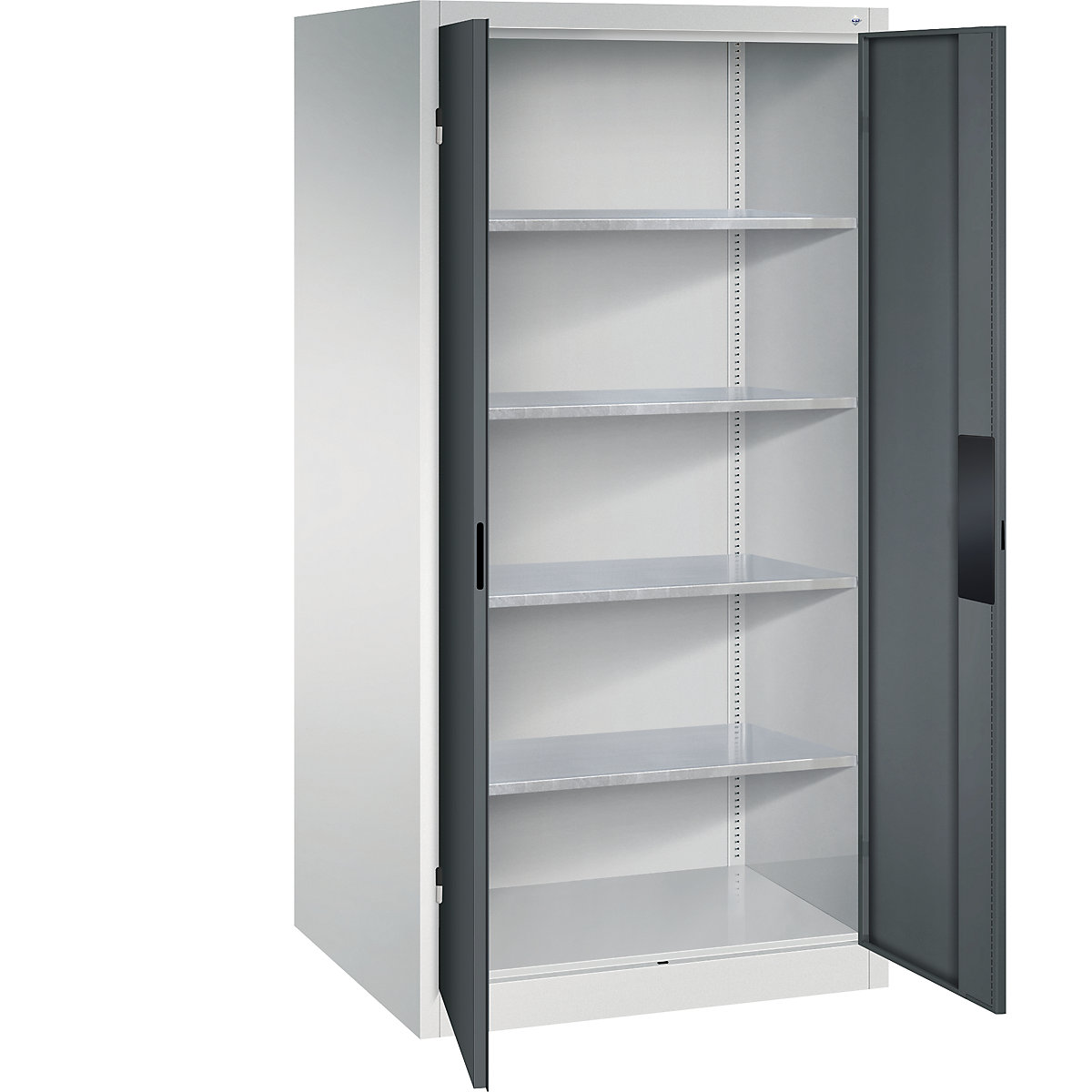 Armário de oficina para cargas pesadas – C+P, largura 930 mm, profundidade 800 mm, porta em antracite-0