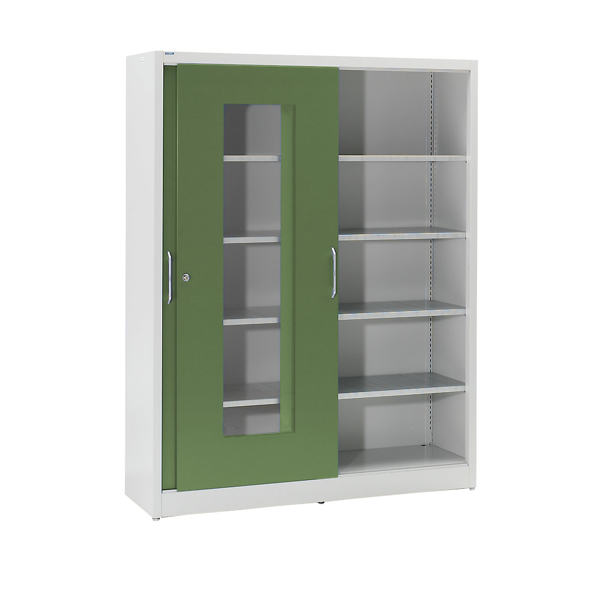 Armário de portas de correr com janela de visualização – mauser (Imagem do produto 2)-1