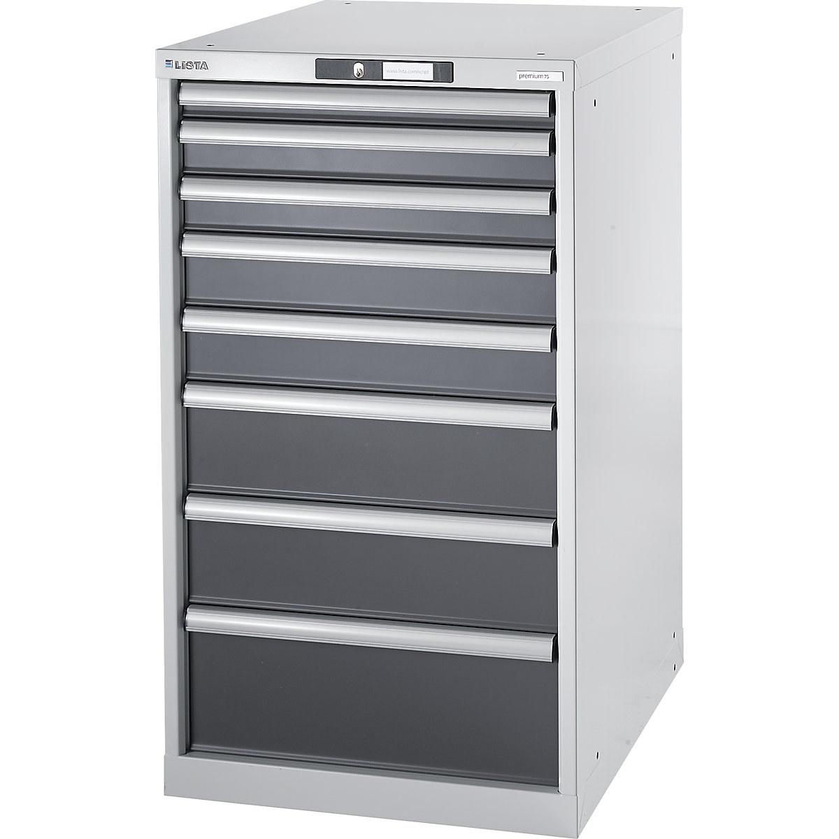 Bancada de trabalho com sistema modular, armário inferior – LISTA (Imagem do produto 2)-1
