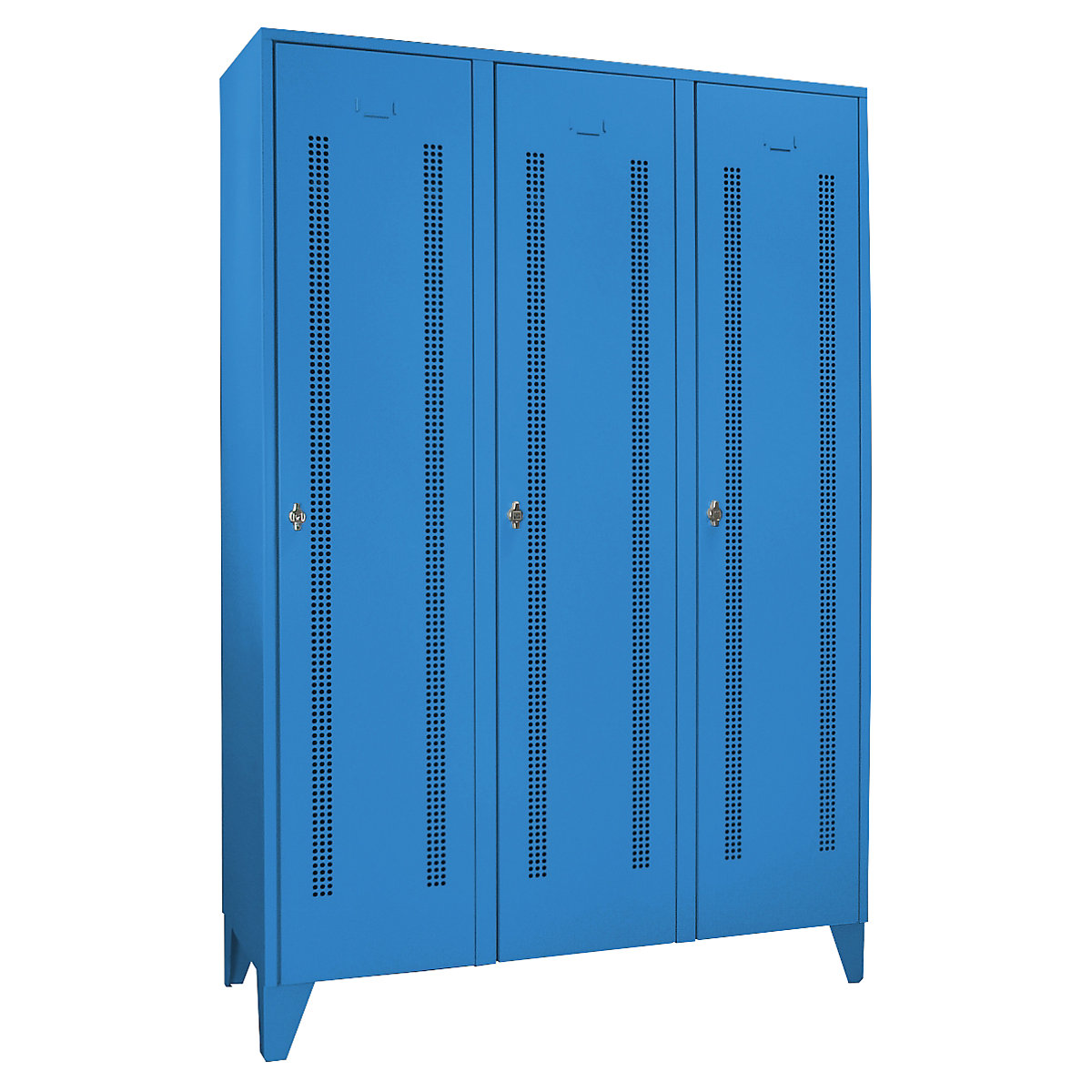 Cacifo Berlin 1 – Wolf, 3 compartimentos, azul claro, largura 1200 mm-0