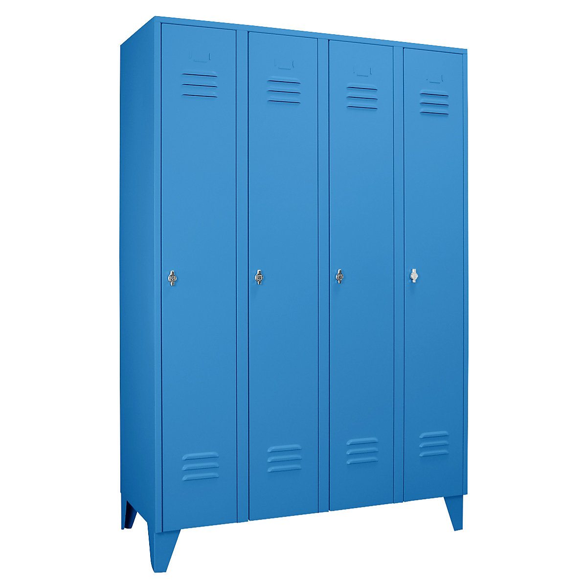 Cacifo Berlin 2 – Wolf, 4 compartimentos, azul claro, largura 1200 mm, forma de teto plano-0