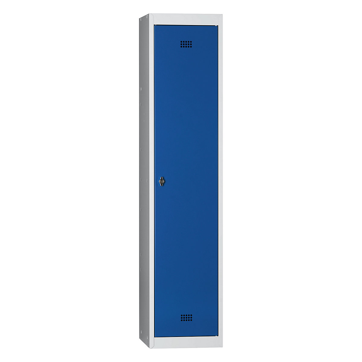 Cacifo Hamburg – Wolf, 1 compartimento, largura 400 mm, elemento base, cinzento claro/azul genciana-0