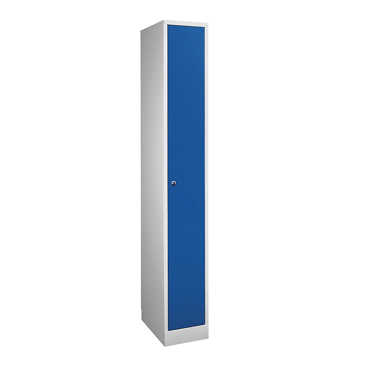 Cacifo Komfort – Wolf, 1 compartimento, cinzento claro/azul genciana, largura 300 mm-0
