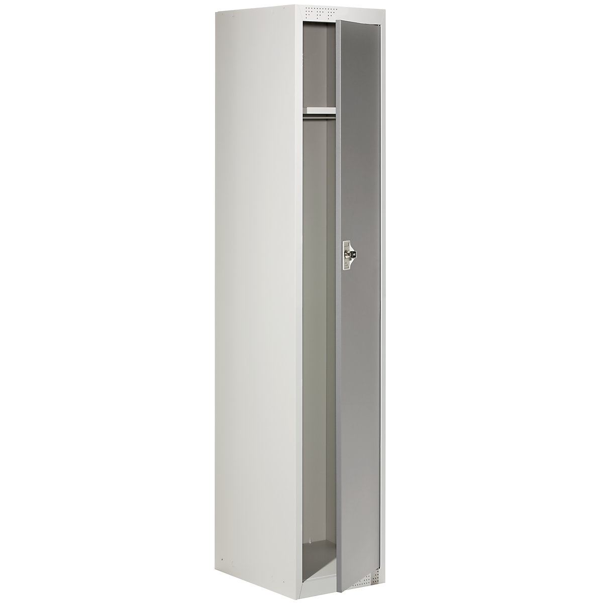 Cacifo Venlo – eurokraft basic, 1 compartimento, cinzento claro/cinzento basalto, largura 300 mm, elemento base-0